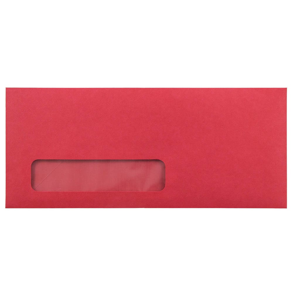 JAM Paper 4" x 9.5" Colored Business Window Envelopes, 50ct.