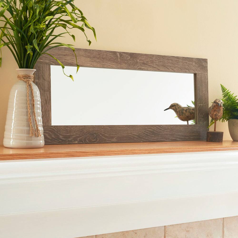Household Essentials 29.5" x 12.5" Rectangular Wall Mirror