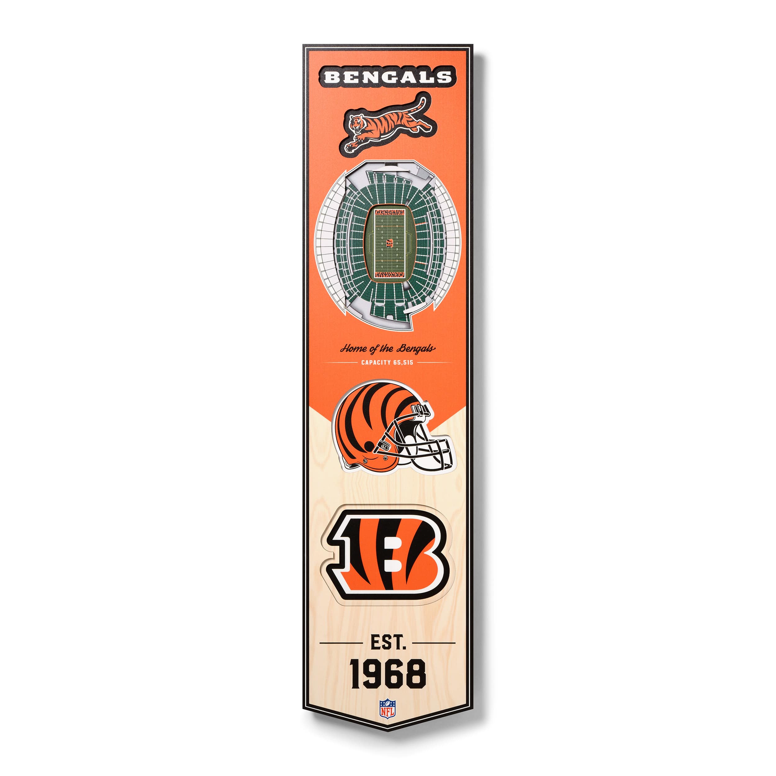 3D StadiumView 8" x 32" Banner