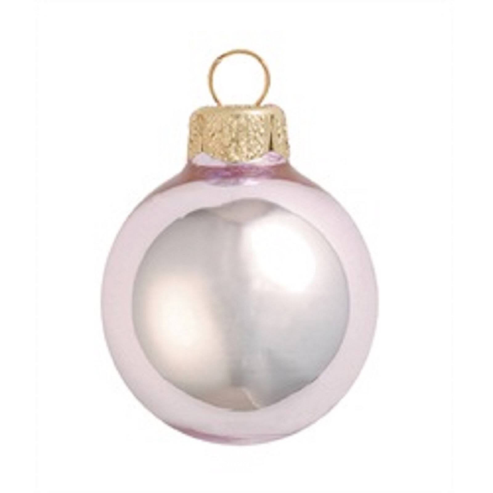 Whitehurst 4ct. 4.75&#x22; Glossy Glass Ball Ornaments