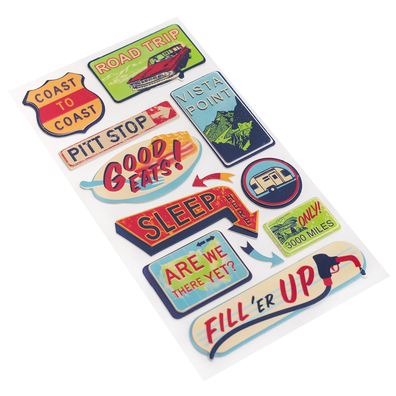 Road Trip Dimensional Stickers by Recollections&#x2122;