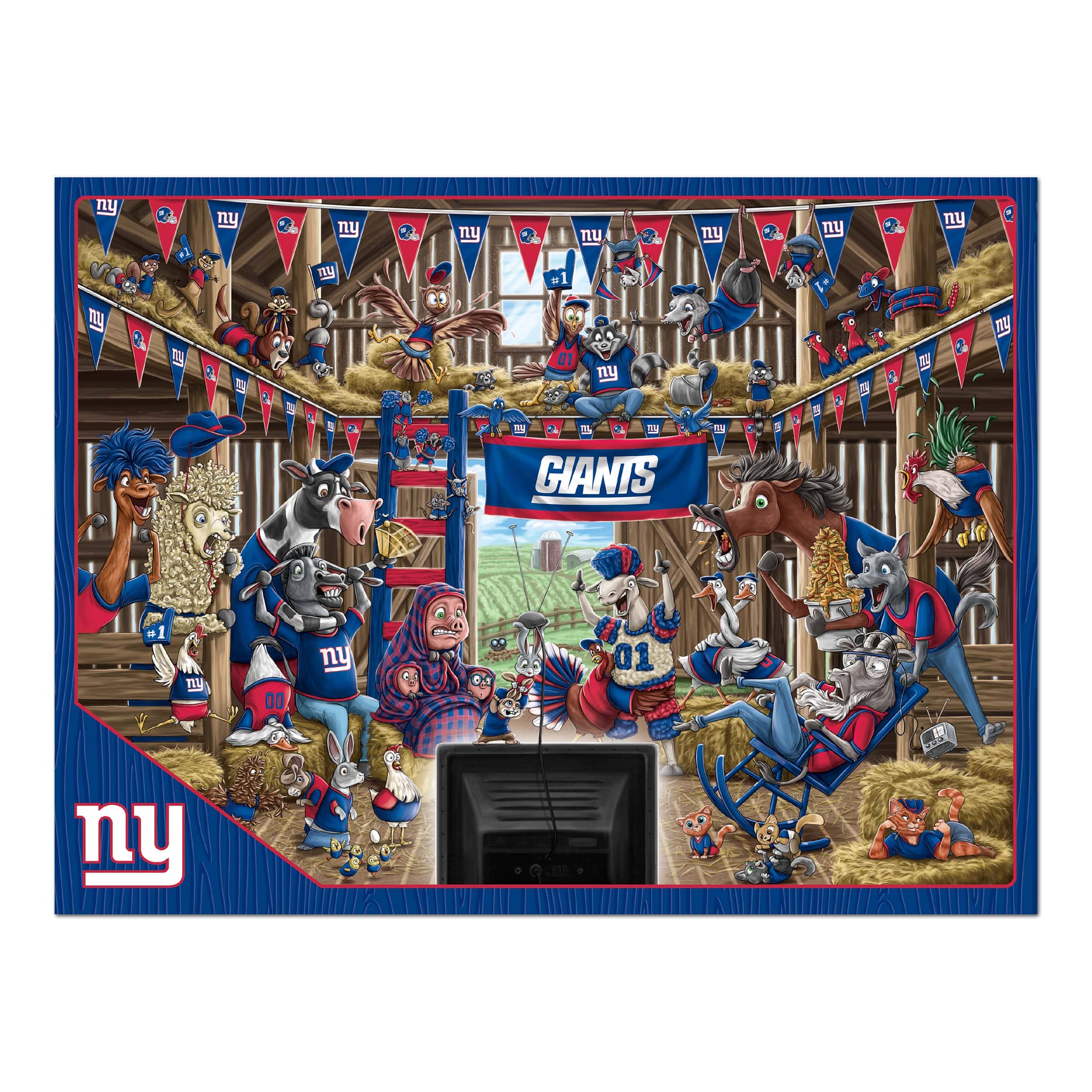 NFL Barnyard Fans 500 Piece Puzzle