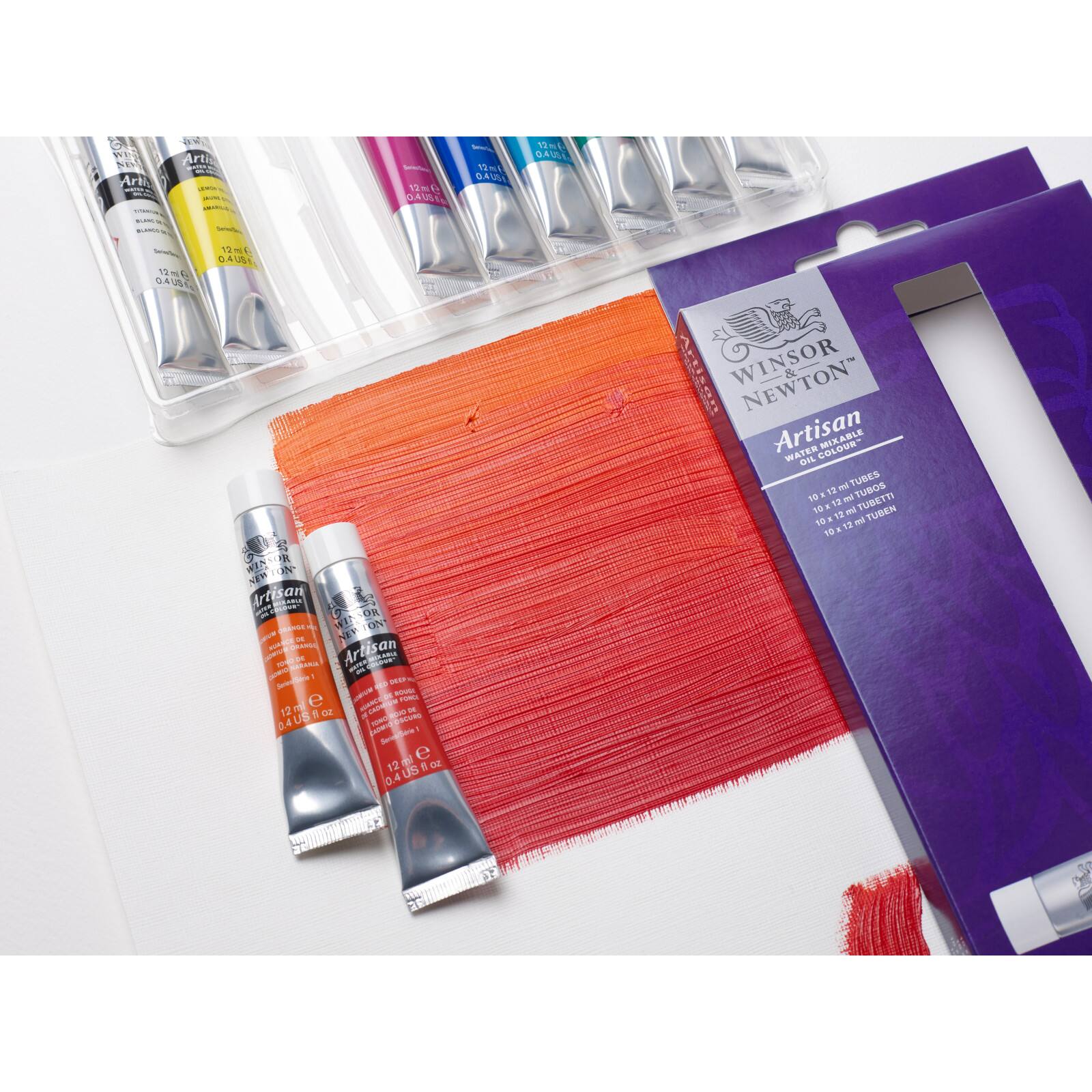 Winsor & Newton™ Artisan Water Mixable Oil Colour™ 10 Color Paint Set