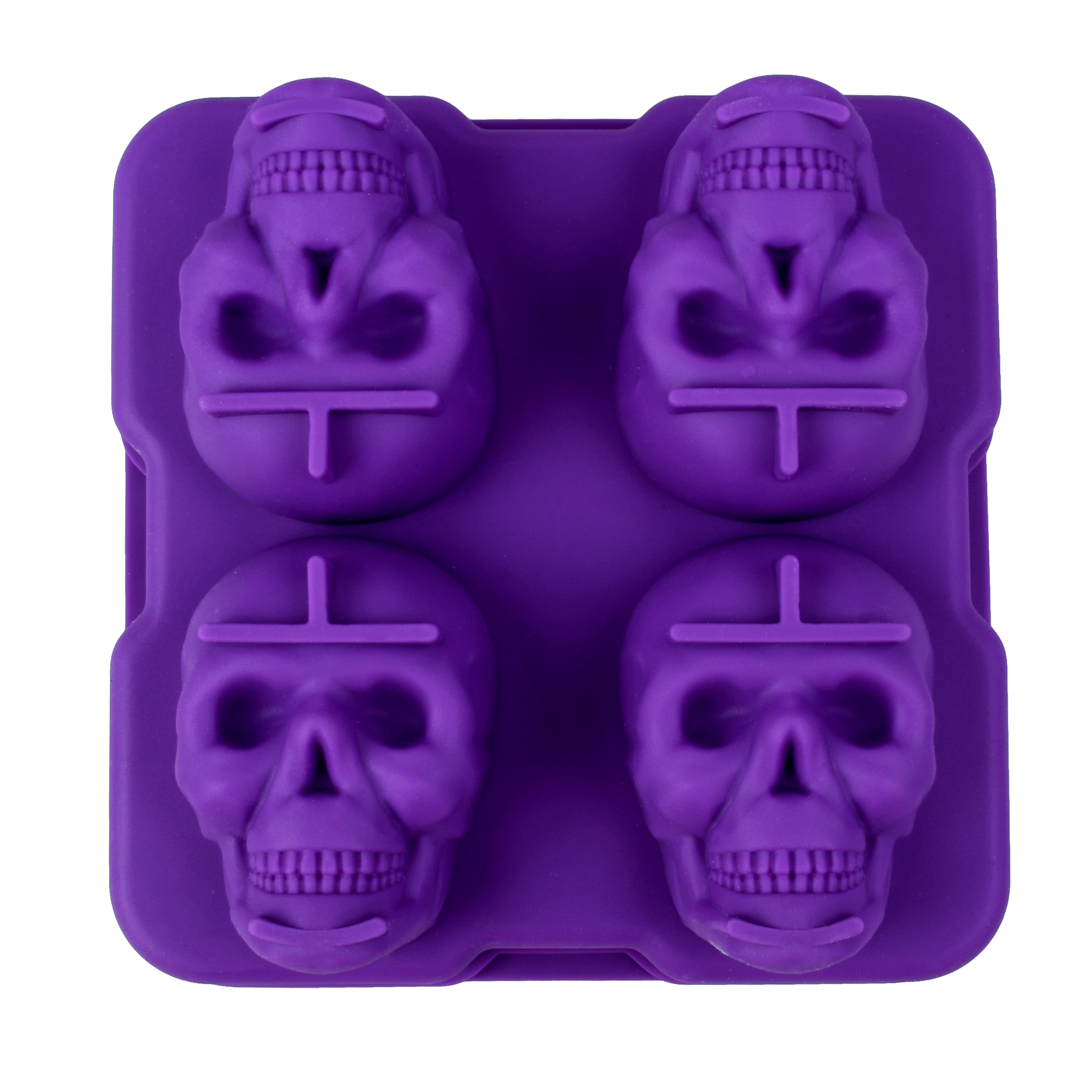 Skull 3D Silicone Mold by Celebrate It&#xAE;