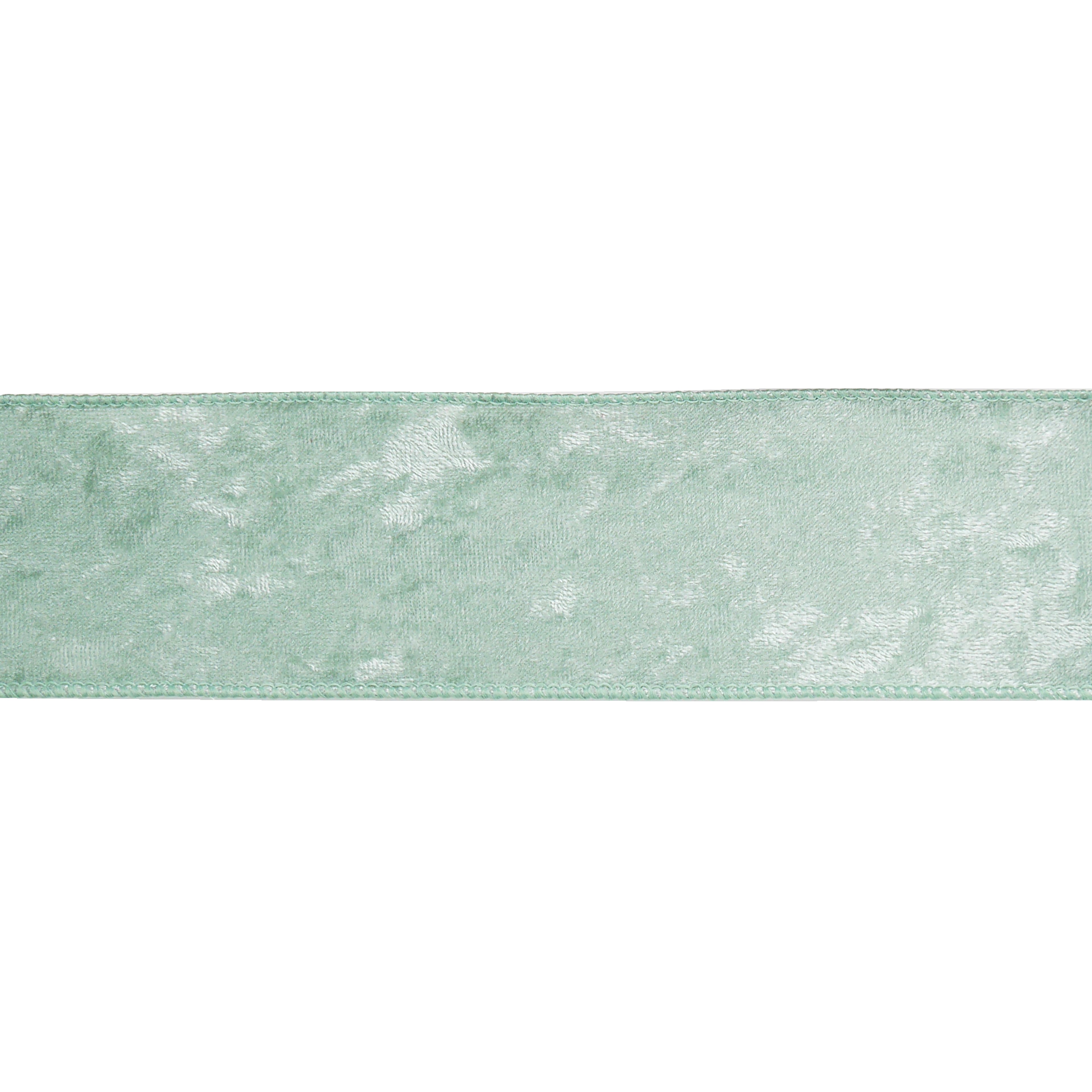 2.5&#x22; x 20ft. Sage Wired Velvet Ribbon by Celebrate It&#xAE;