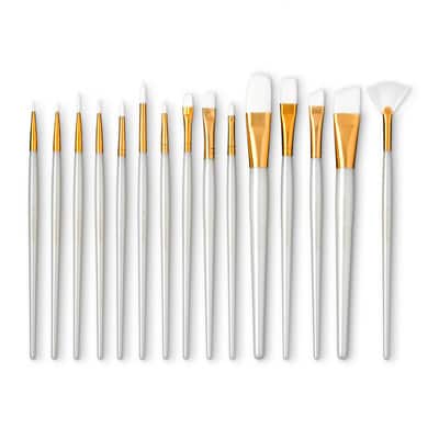 White Taklon Brush by Craft Smart® image