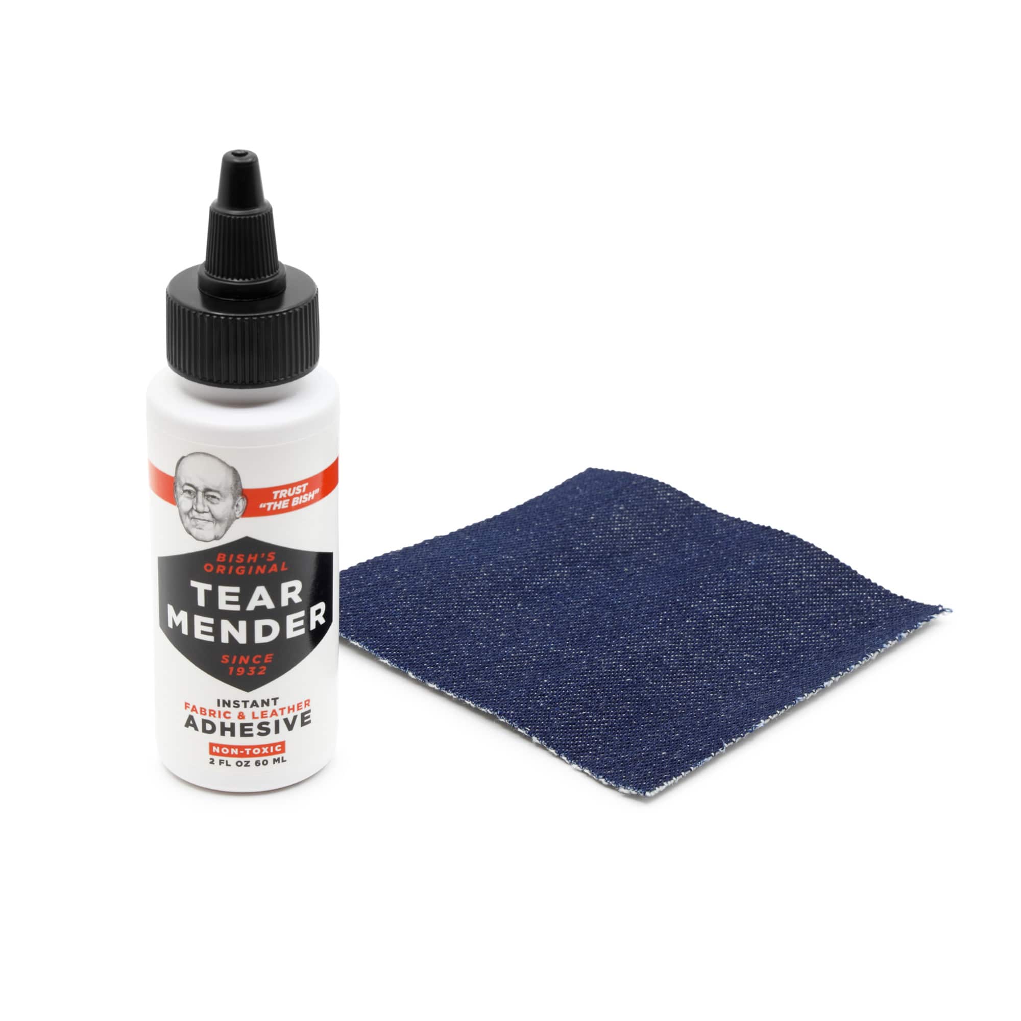 Tear Mender TG-6H Bish's Original Tear Mender Instant Fabric and Leather  Adhesive, 6 oz Bottle 2-Pack