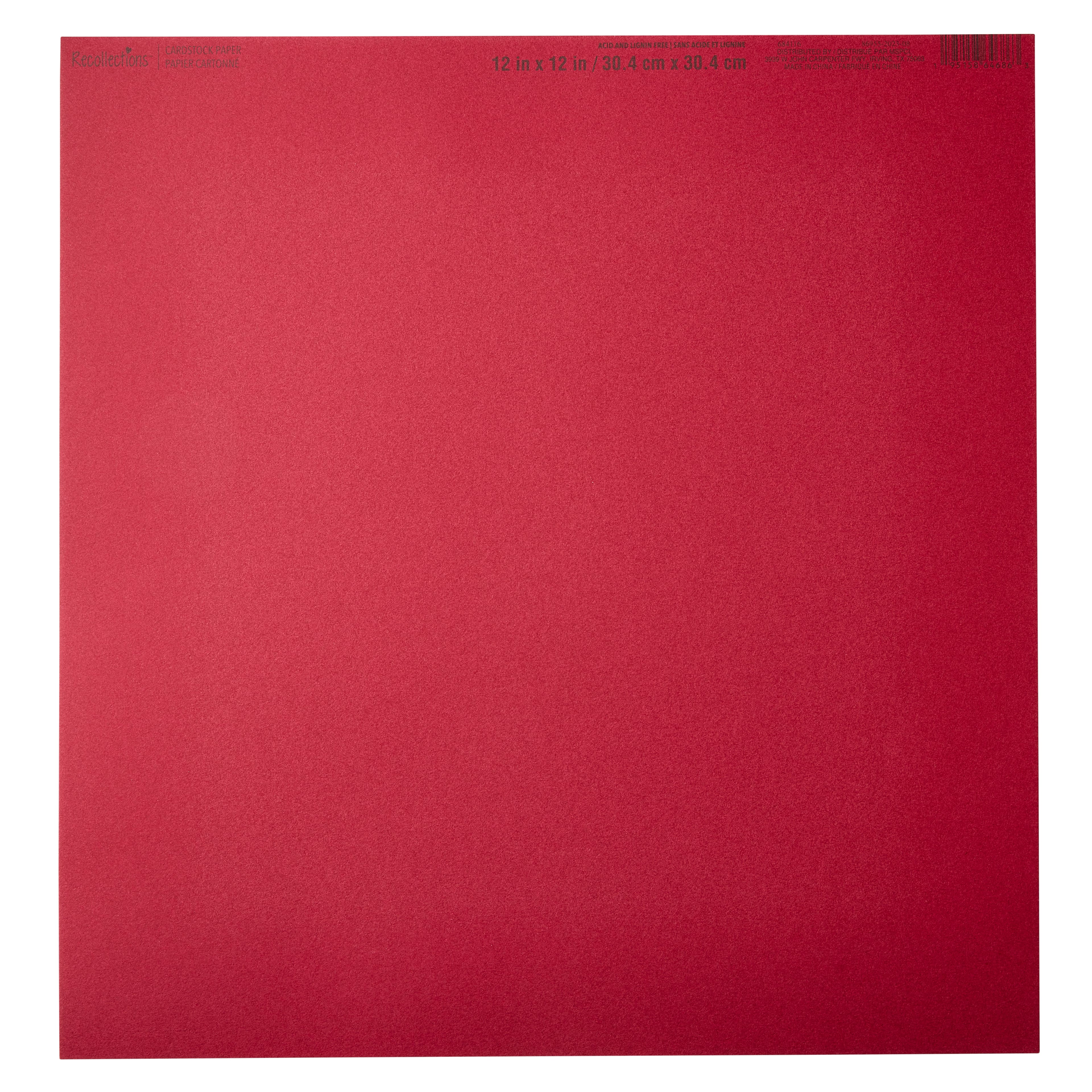 Smooth Solid Cardstock Paper by Recollections&#x2122;, 12&#x22; x 12&#x22;