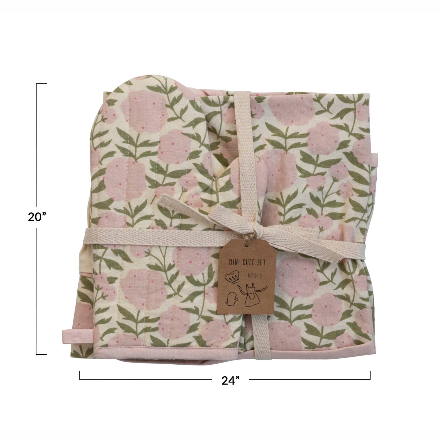 Hello Honey® Floral Print Cotton Child's Apron