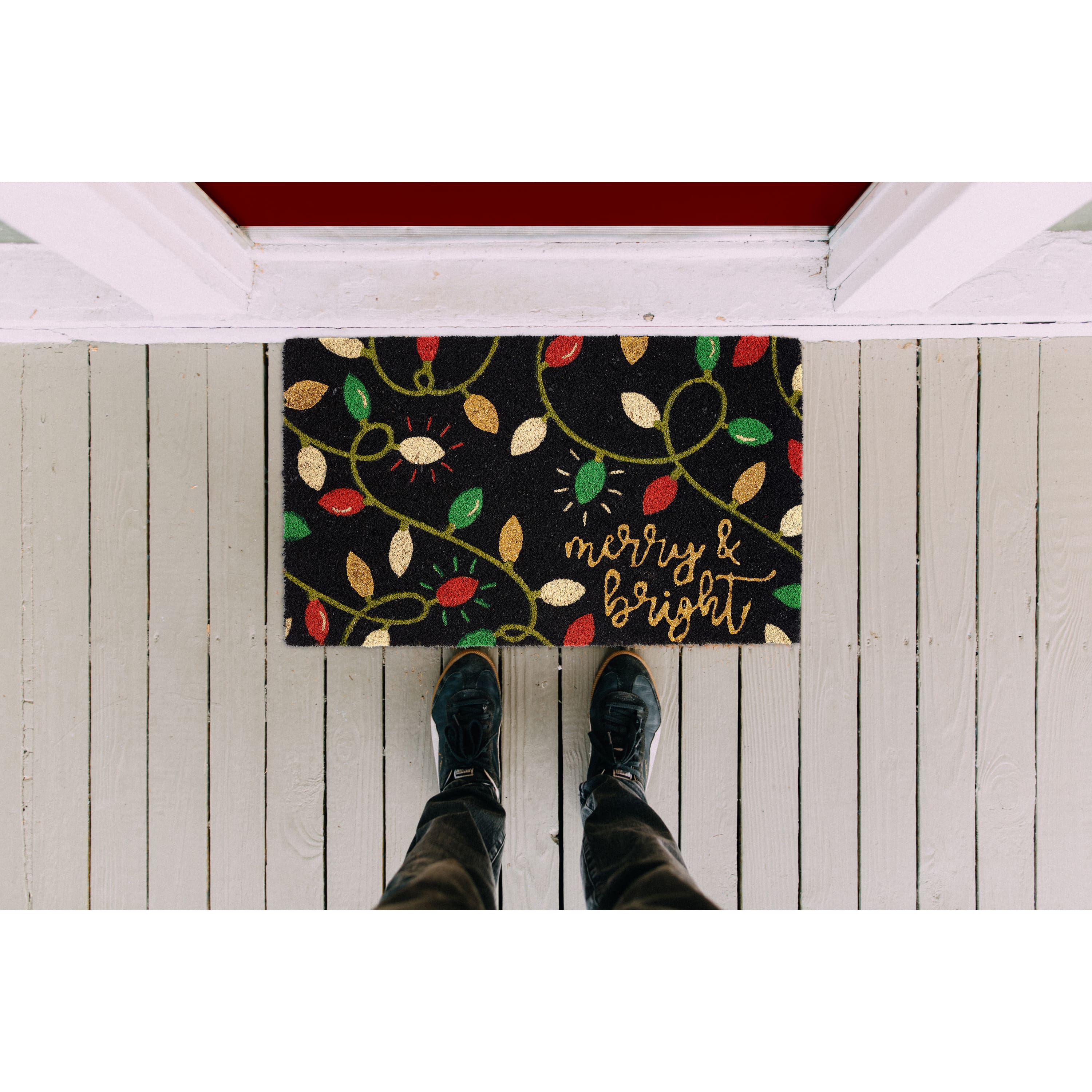 DII&#xAE; Merry &#x26; Bright Lights Doormat