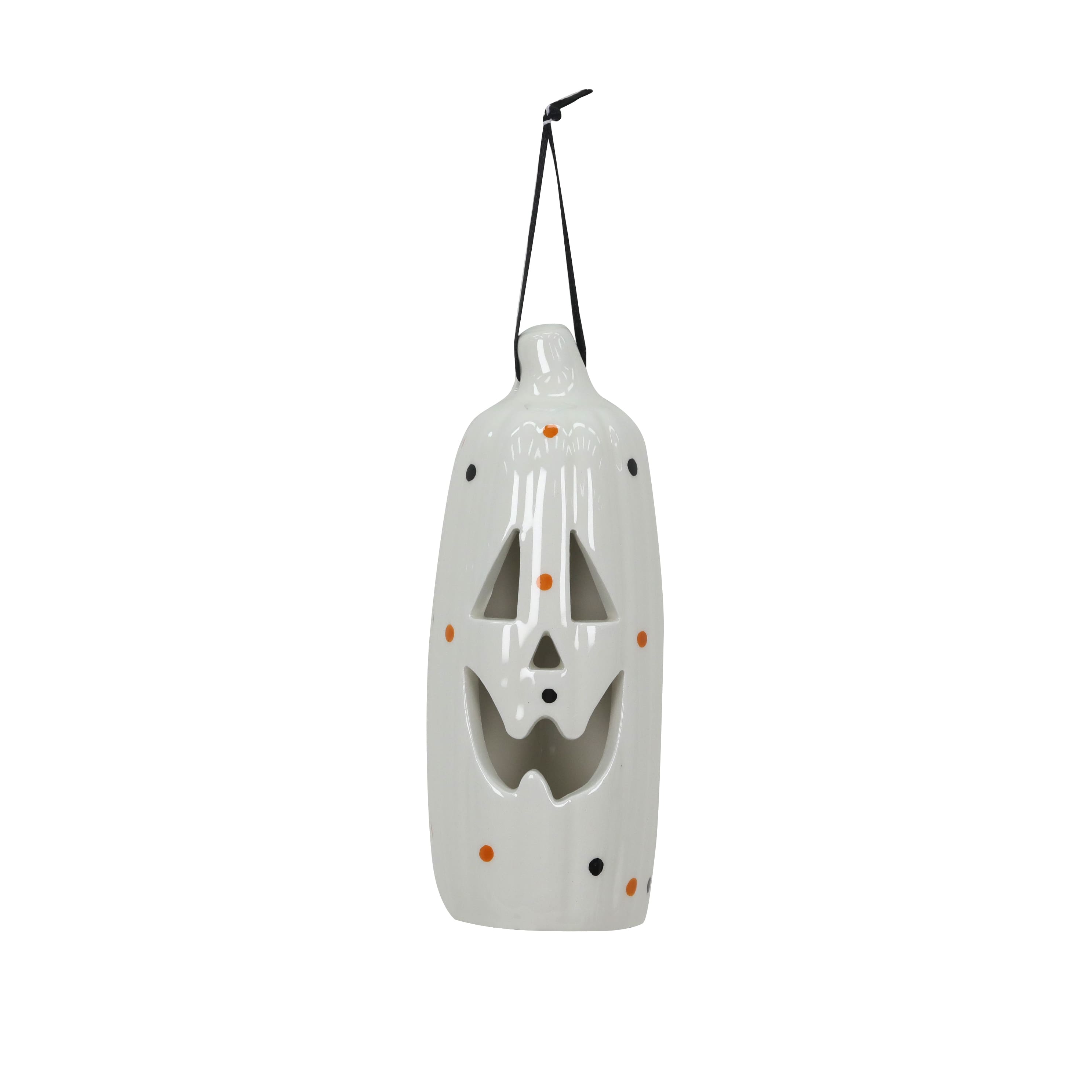 Assorted 5.5&#x22; Dotted Ceramic Pumpkin Ornament, 1pc. by Ashland&#xAE;