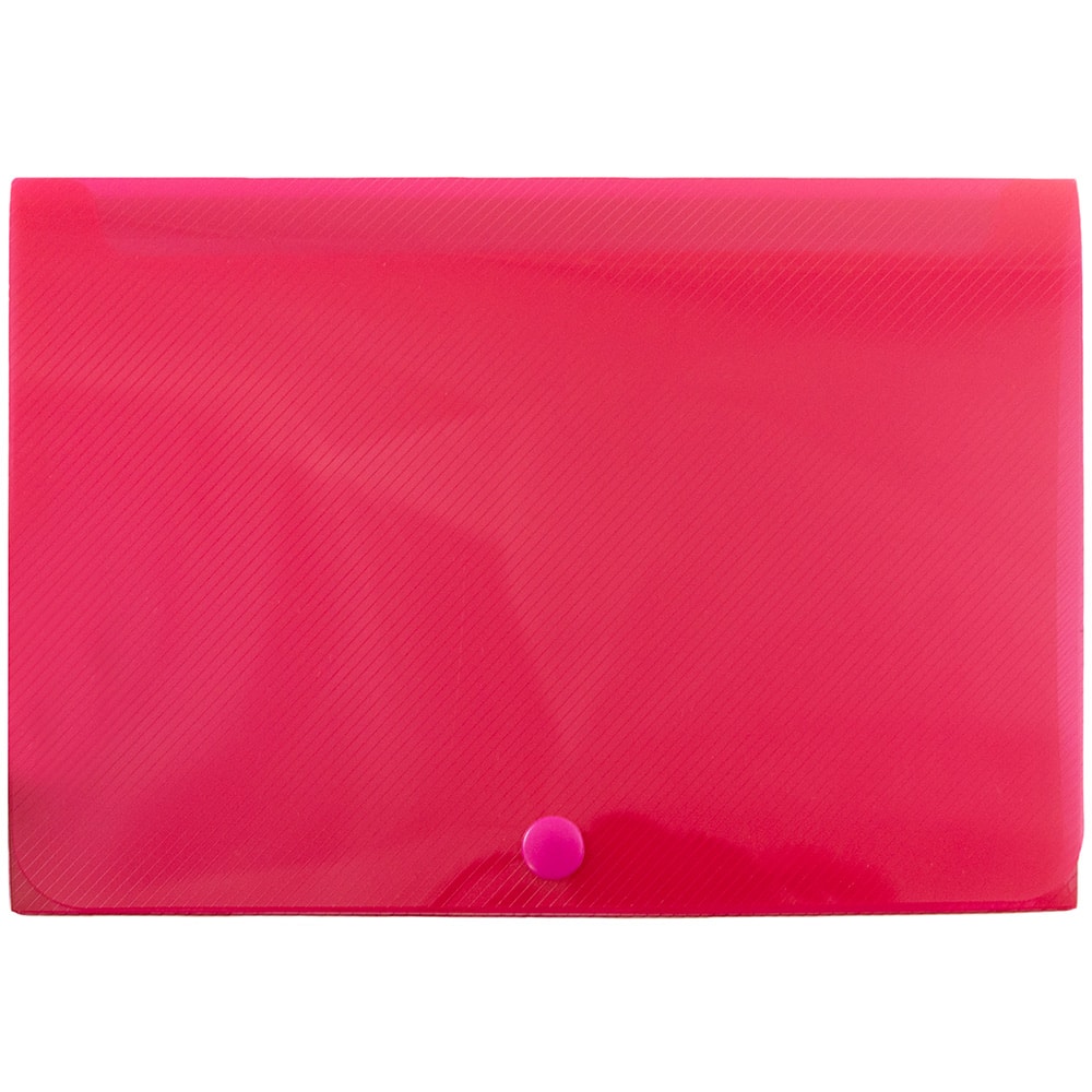 JAM Paper Red Plastic Index Card Case