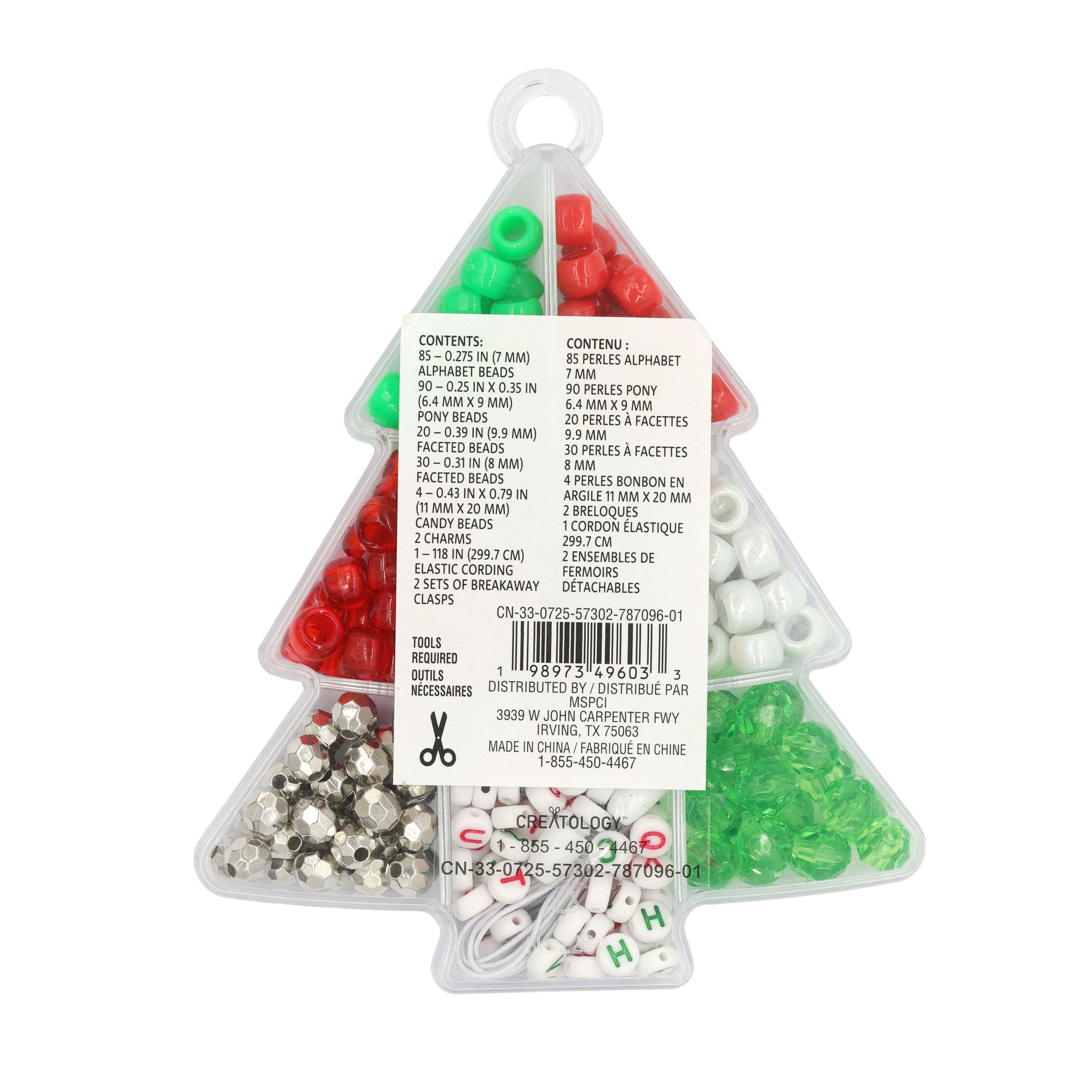 Christmas Tree Bead Kit by Creatology&#x2122;