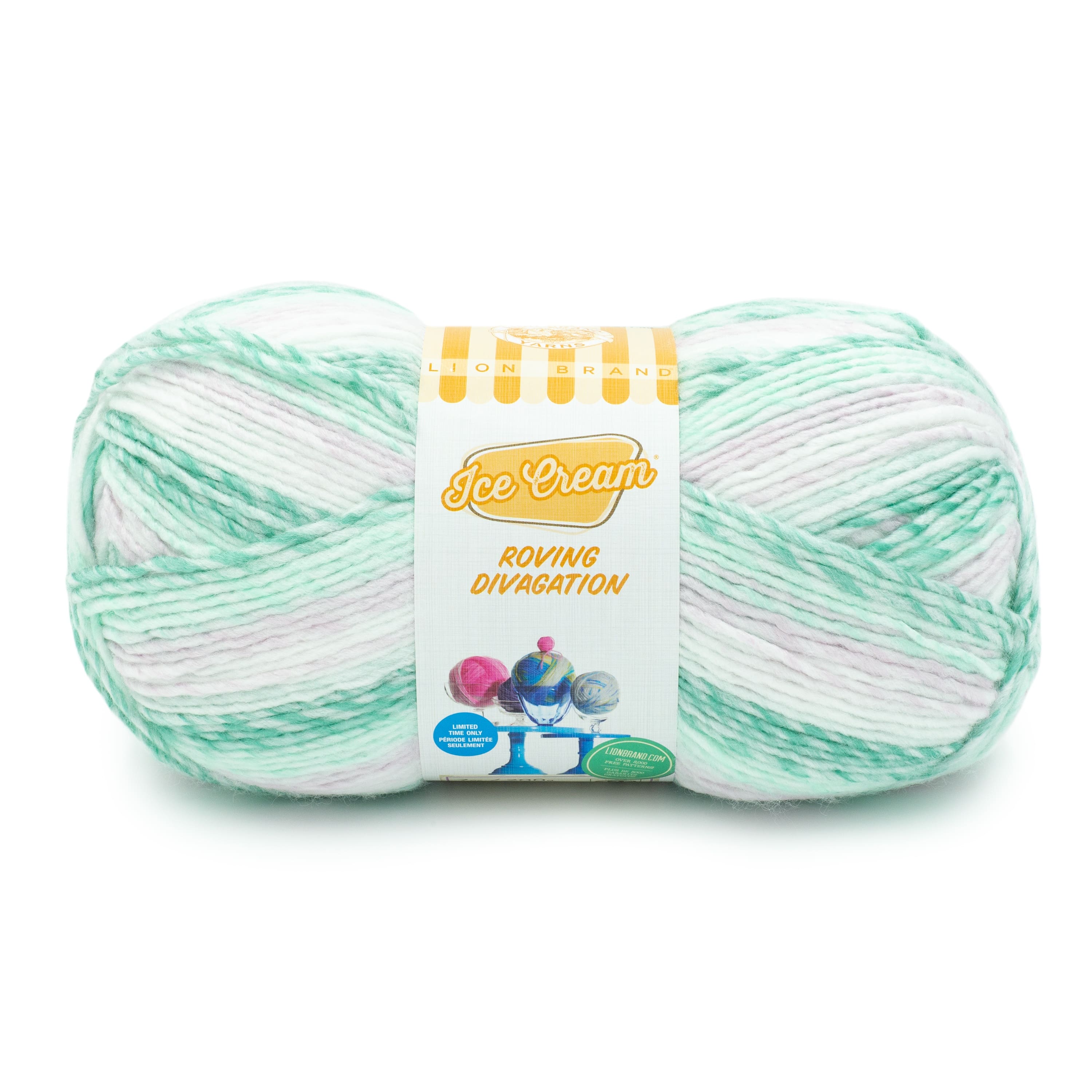 Lion Brand® Ice Cream® Stripes Roving Yarn | Michaels