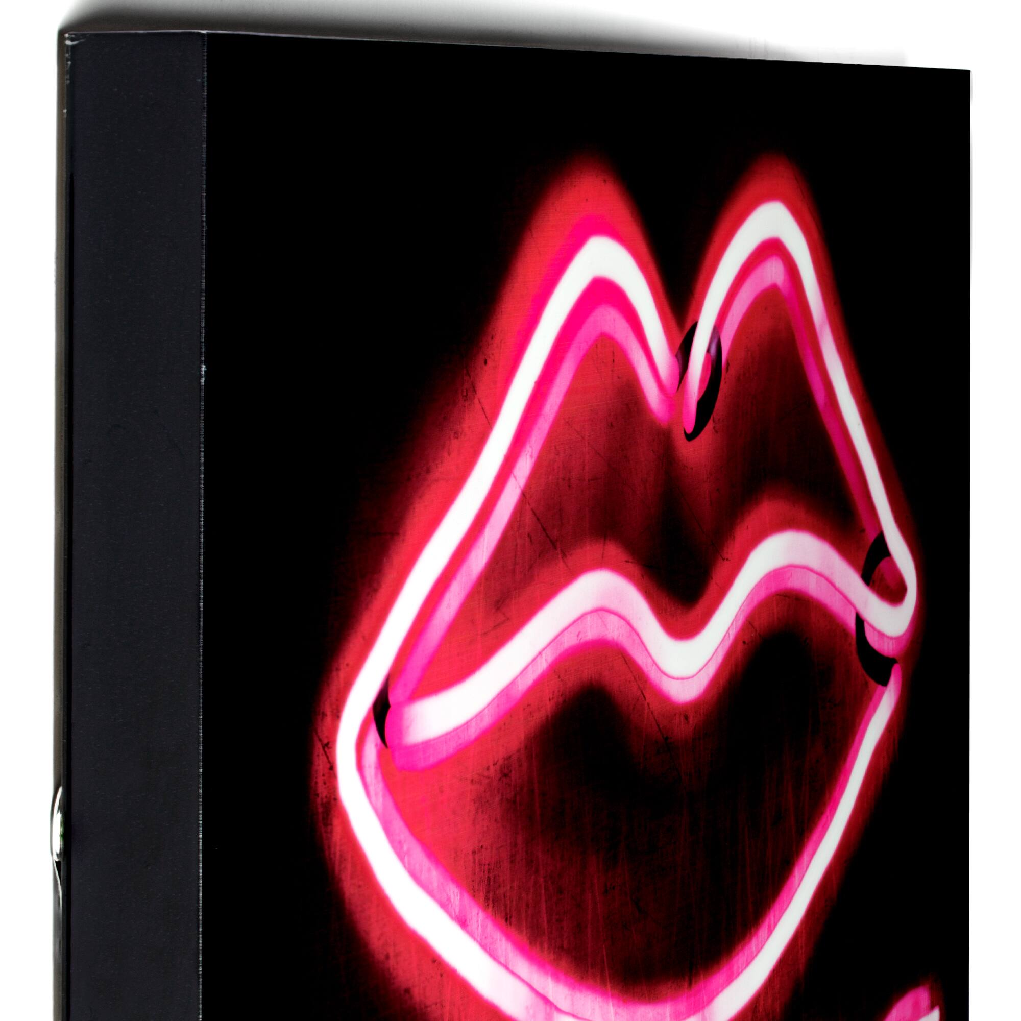 Kiss Me Neon Wall Art