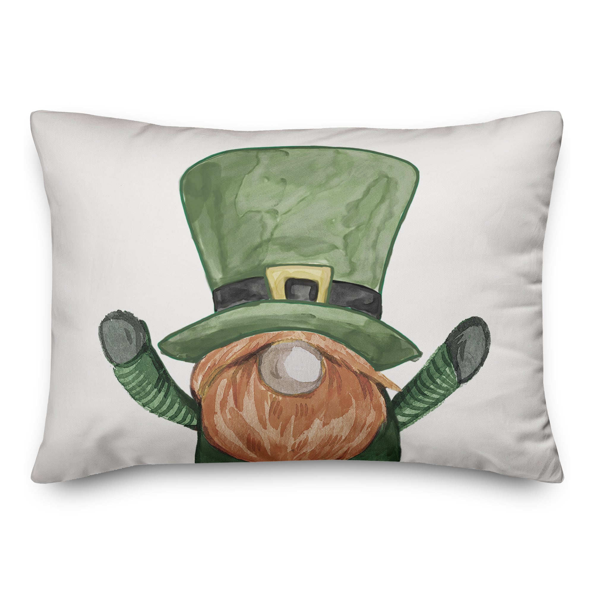 Up Close Leprechaun Pillow 14&#x22; x 20&#x22; Throw Pillow