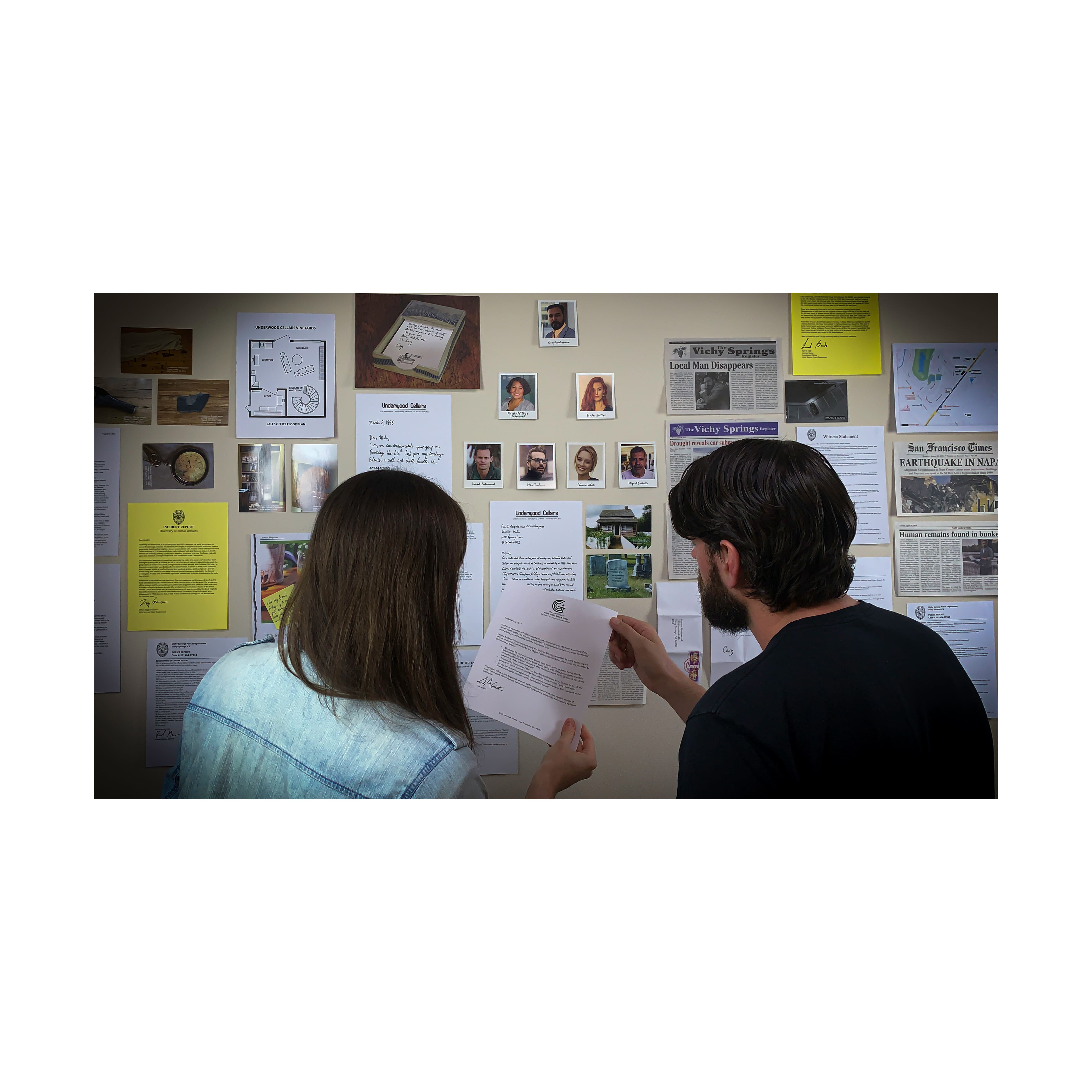 Murder Mystery Party&#xAE; Case Files: Underwood Cellars