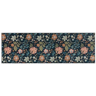 Floral Washable Rug by Ashland®, Size: 2ft x 6ft | Michaels