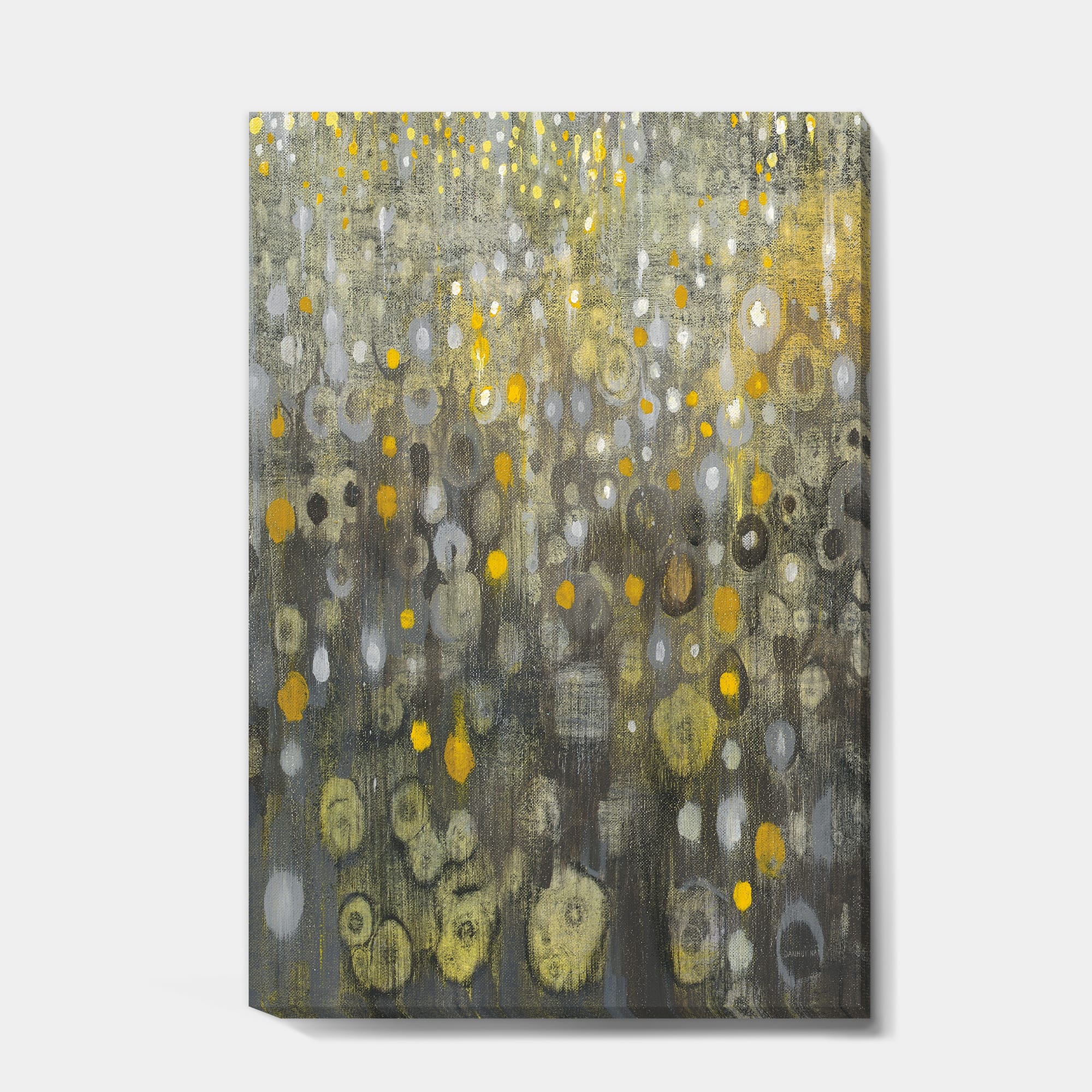 Designart - Rain Abstract V - Modern Glam Canvas Art