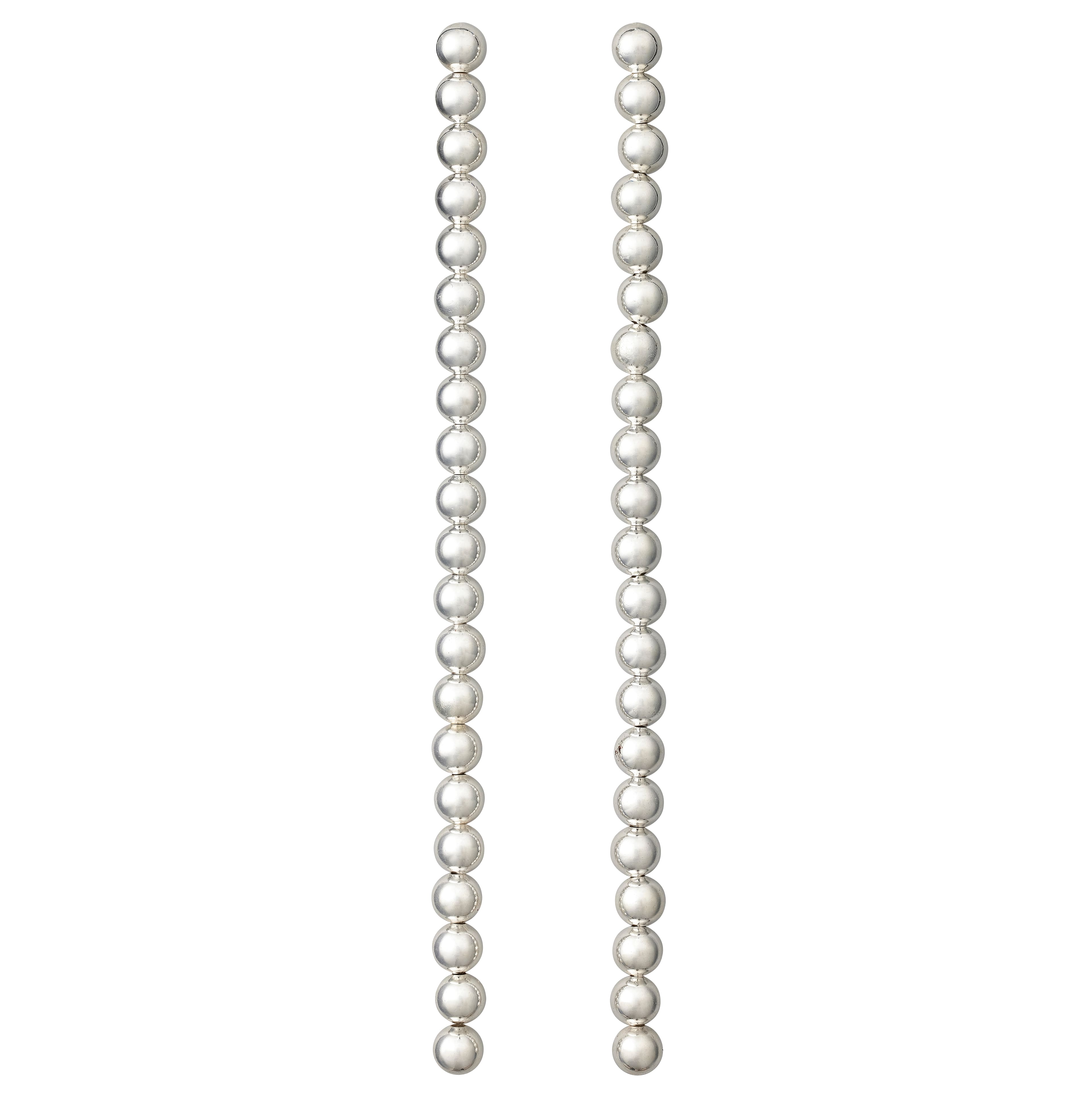 Silver Metal Number Beads by Bead Landing™