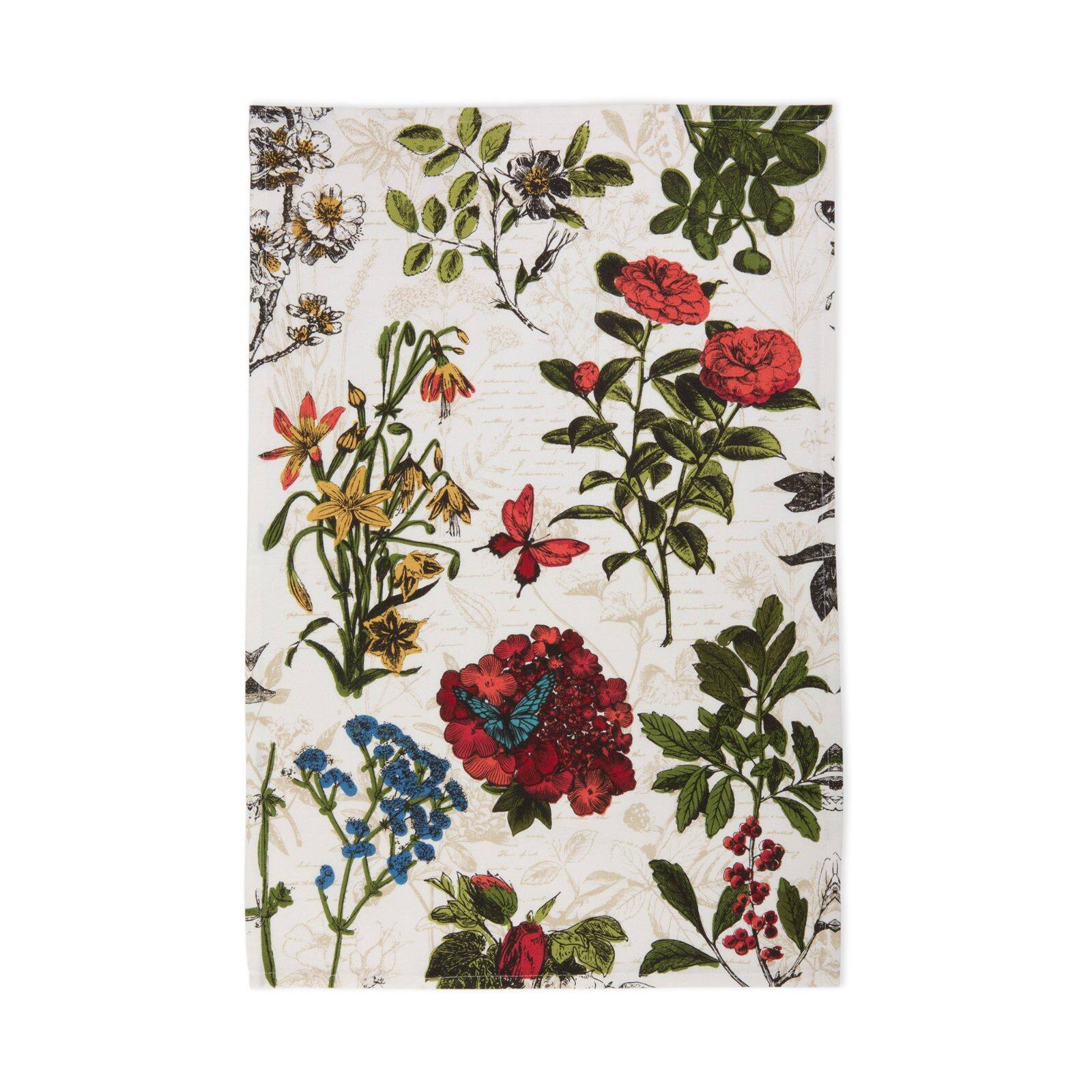 DII® Botanical Blooms Dishtowel, 2ct.