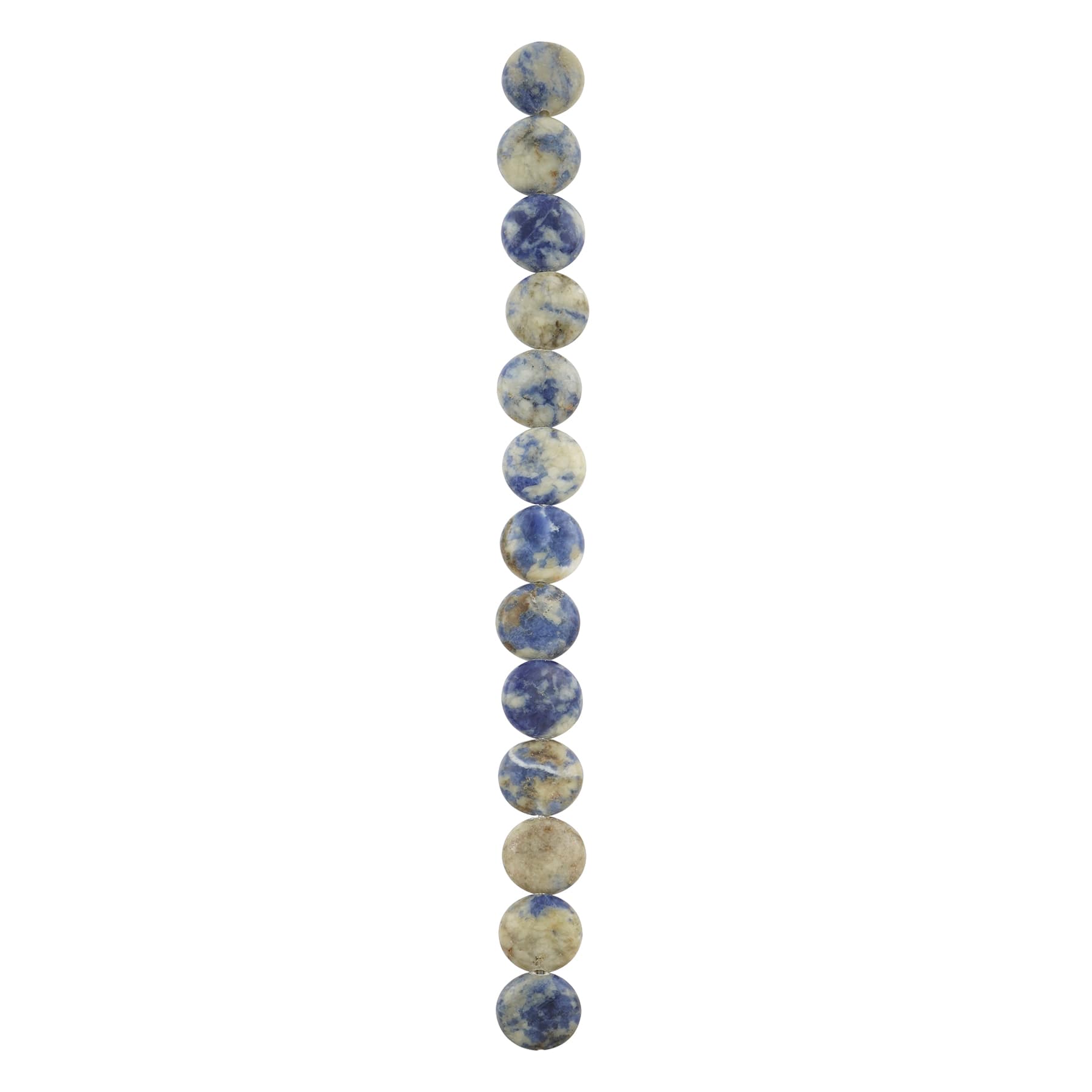 Sodalite Coin Beads, 14mm by Bead Landing&#x2122;