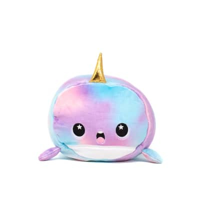 Moosh-Moosh Pastel Tie Dye Narwhal Pillow Plush Toy | Michaels