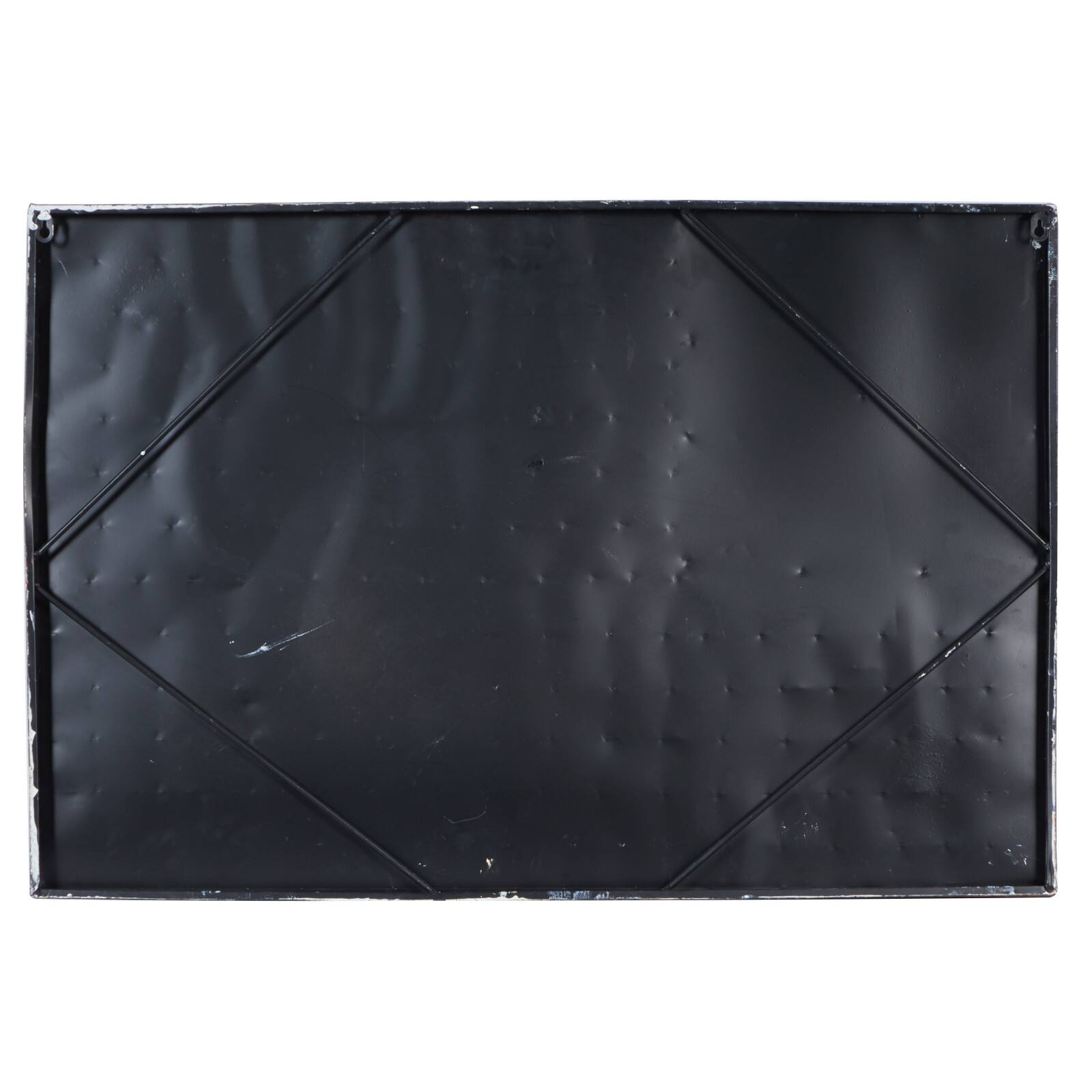 Distressed Metal Vintage American Flag Wall Accent