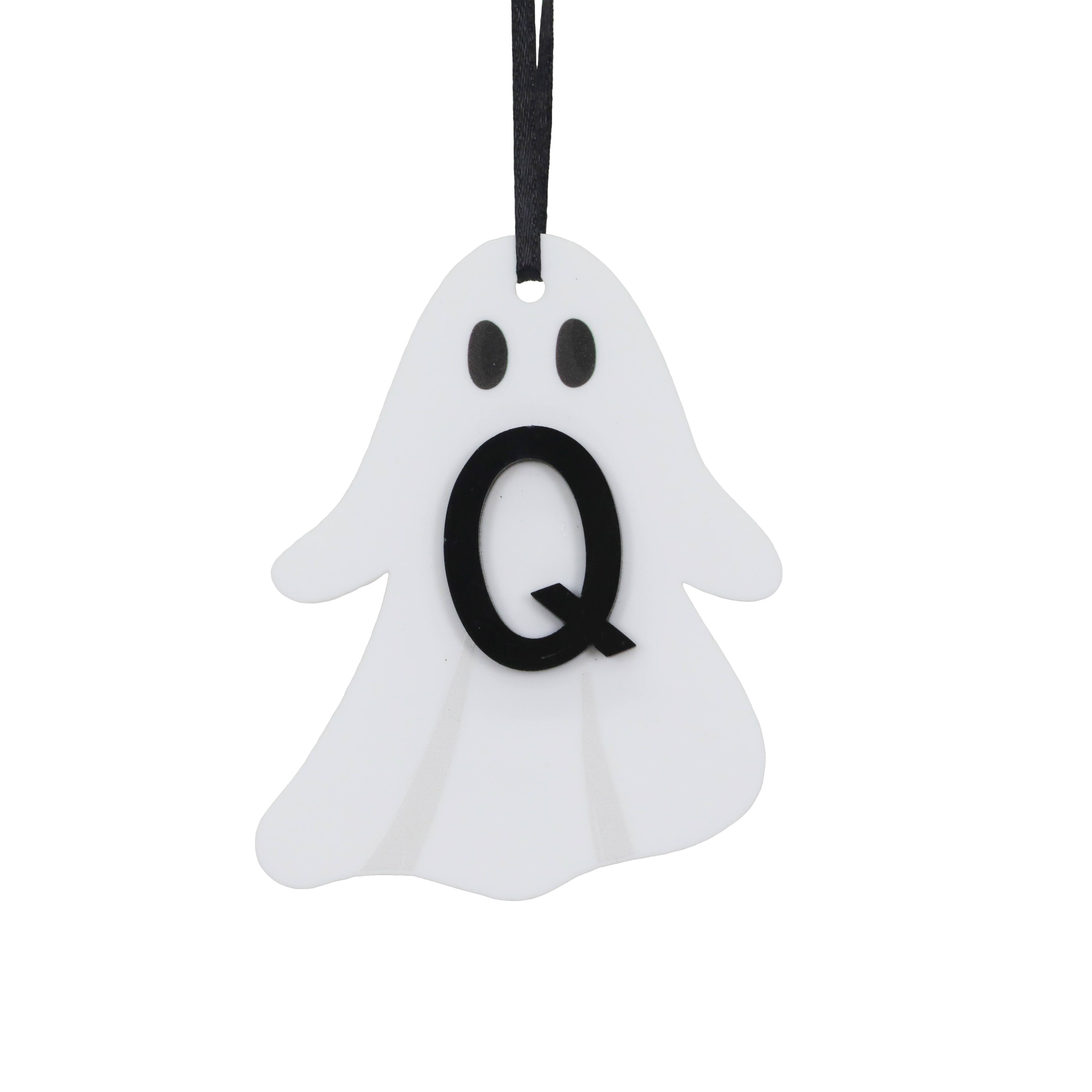 Assorted 3.75&#x22; Halloween Acrylic Monogram Ornament by Ashland&#xAE;