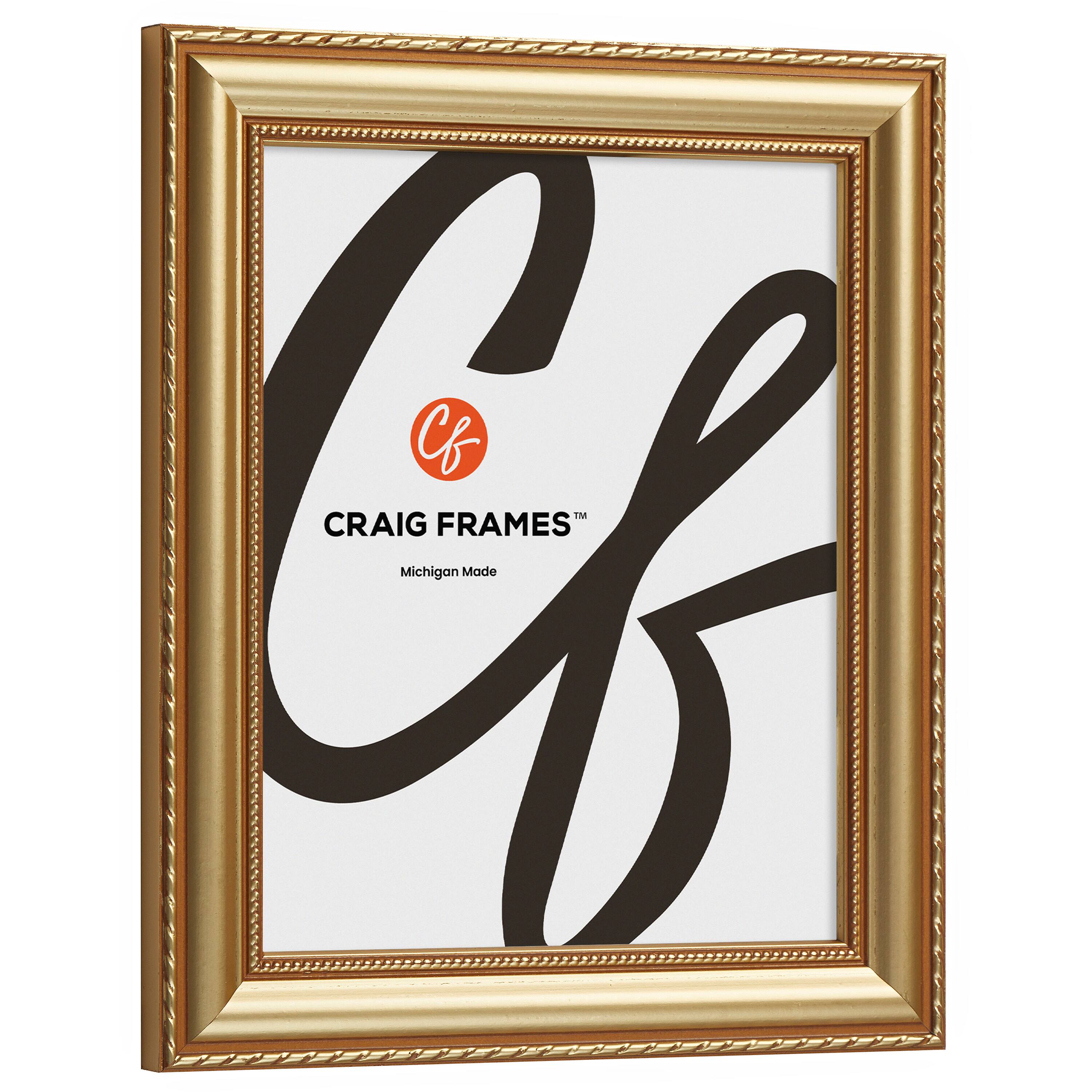 Victoria Gold Picture Frame with Mat by Craig Frames