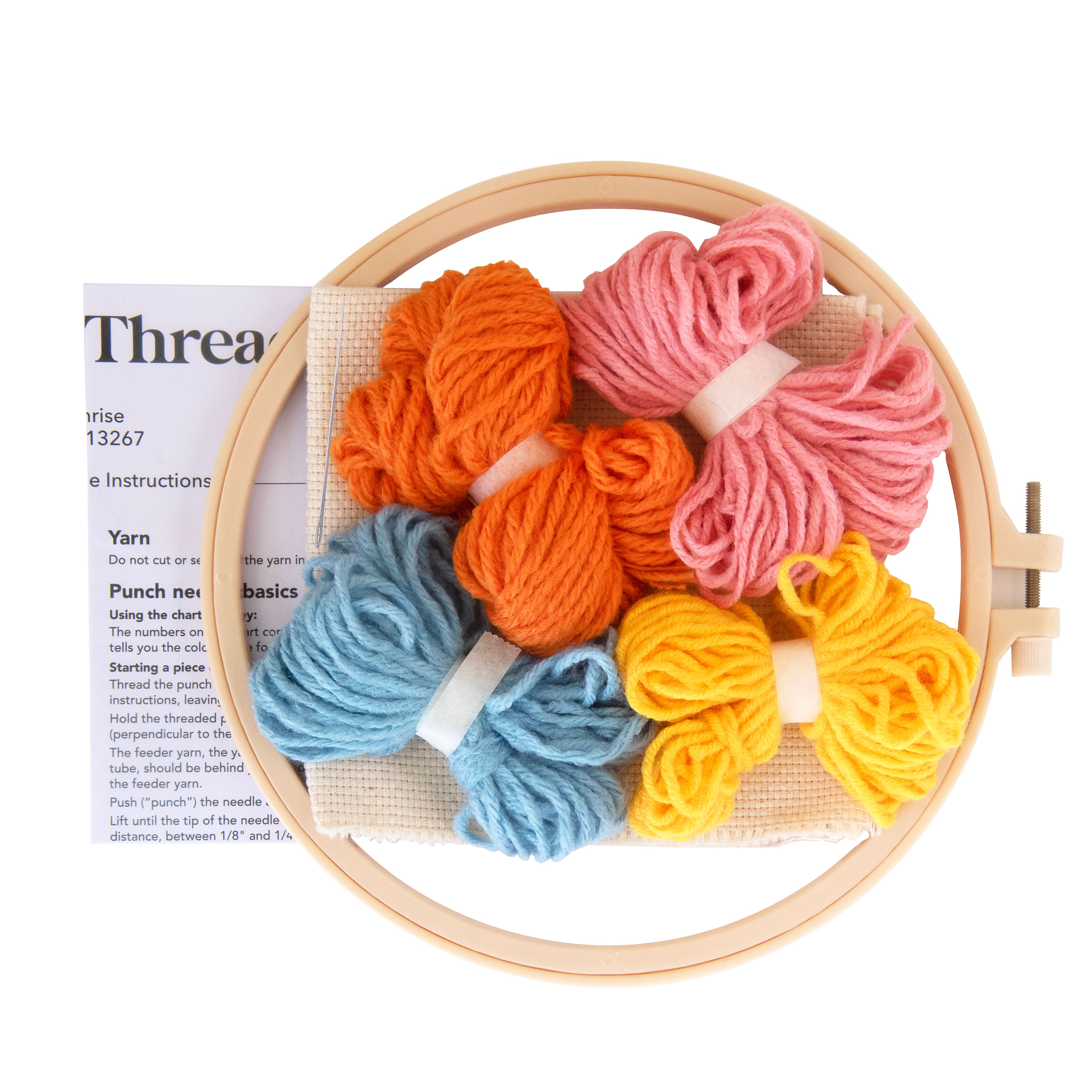 Sunrise Punch Needle Kit by Loops &#x26; Threads&#xAE;