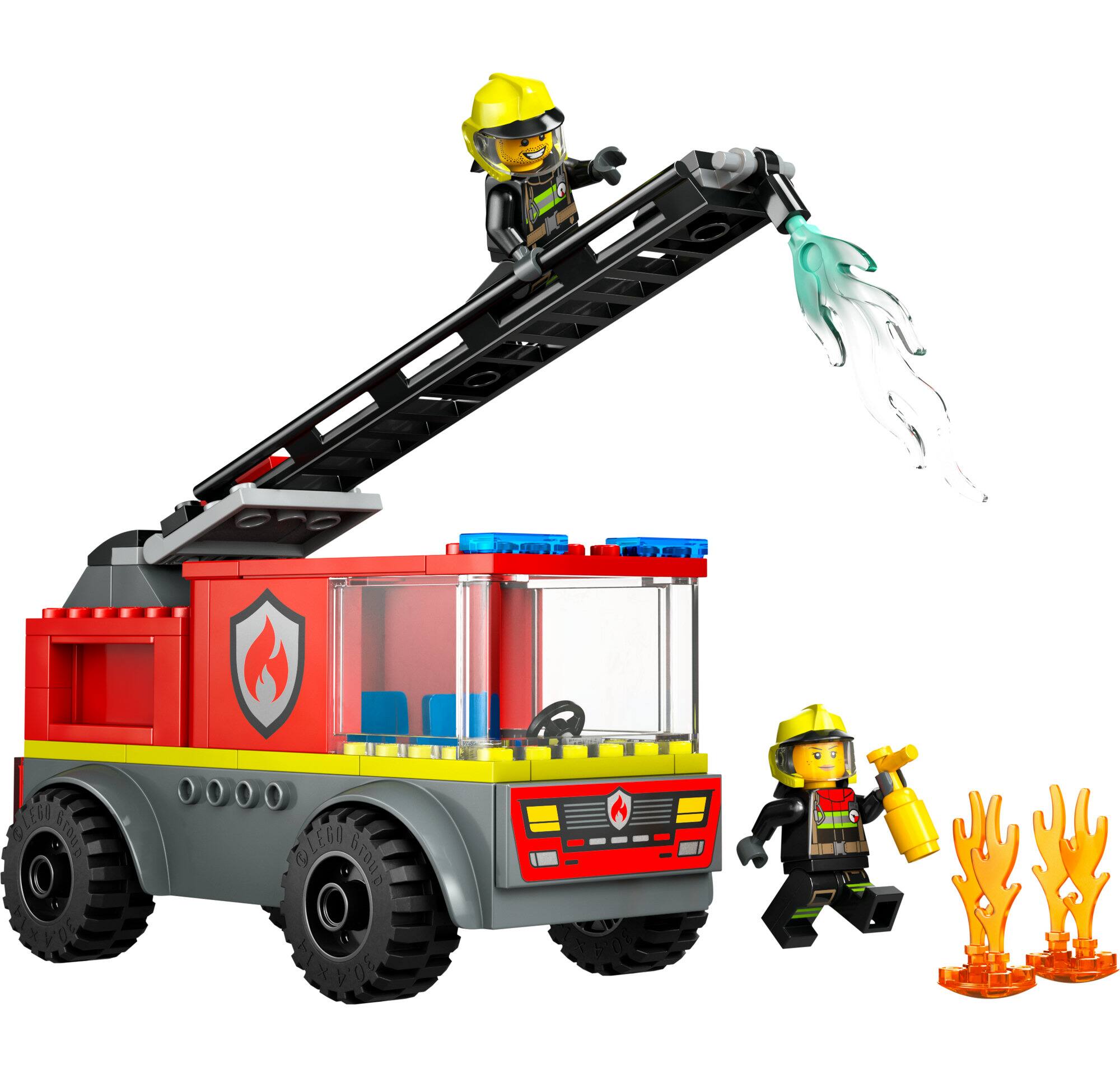 LEGO&#xAE; City Fire Ladder Truck, Firefighter Toy Vehicle Gift for Kids 60463