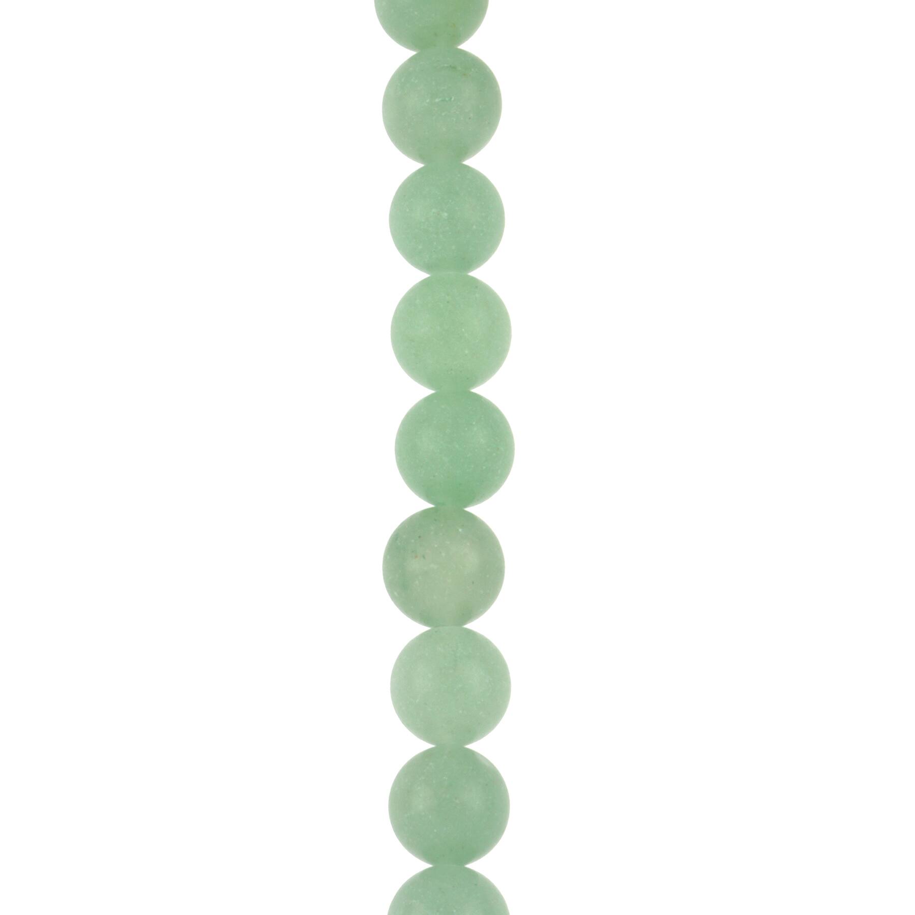 12 Packs: 18 ct. (216 total) Green Aventurine Round Beads, 9.5mm by Bead Landing™