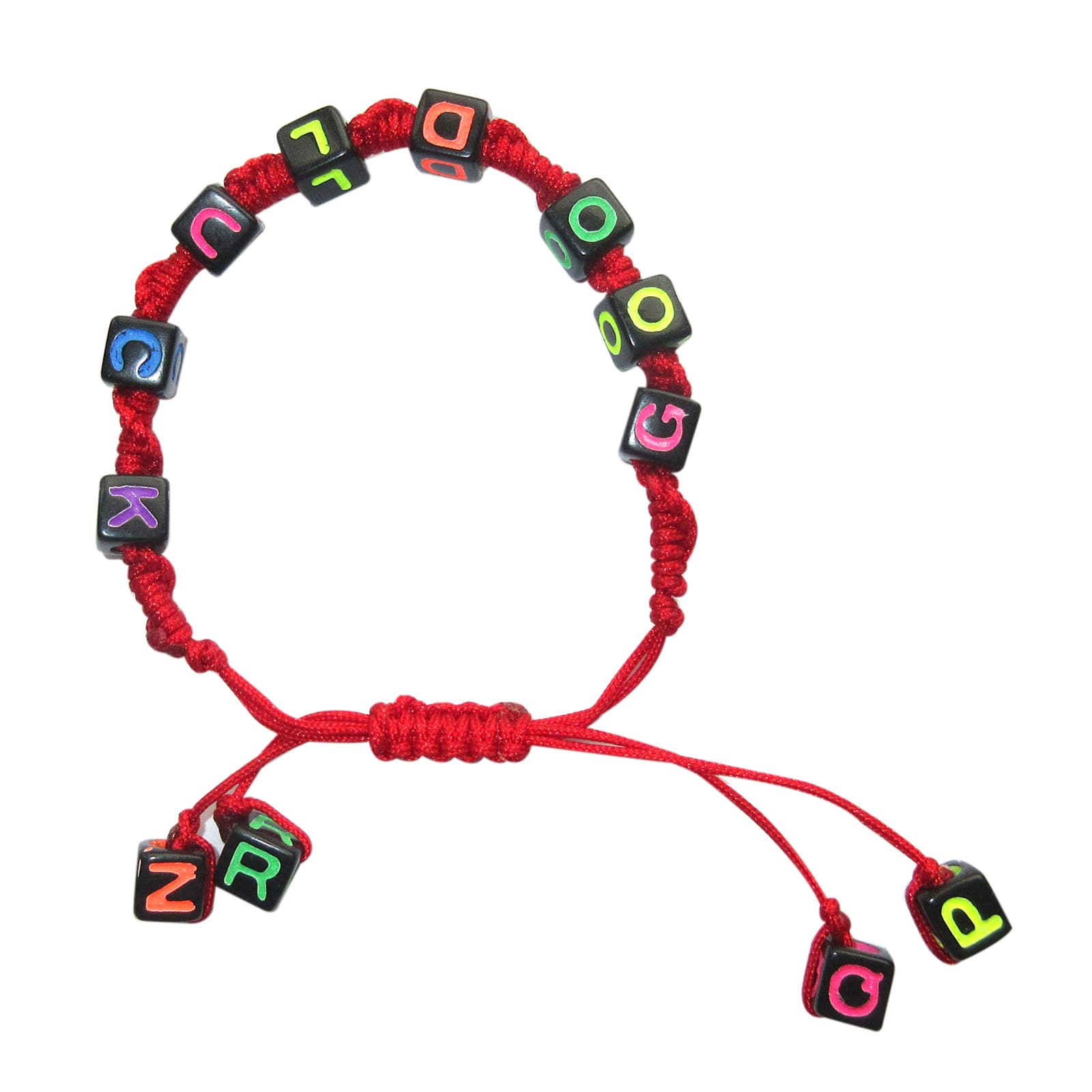12 Packs: 340 ct. (4,080 total) Neon & Black Alphabet Square Beads by Creatology™
