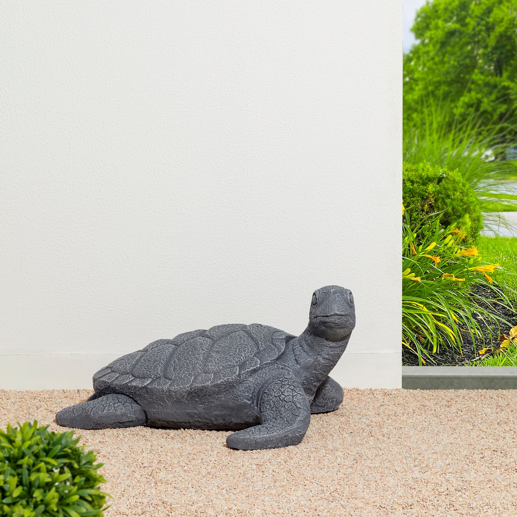 Glitzhome&#xAE; 22.7&#x22; Turtle Garden Statue