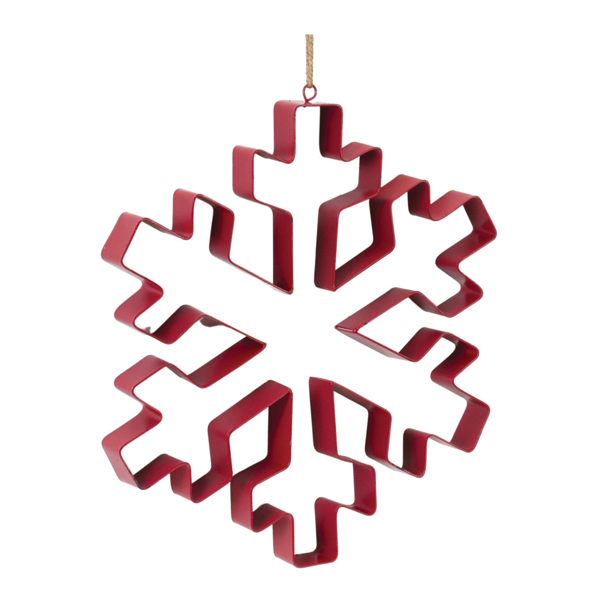 10.5&#x22; Snowflake Cookie Cutter Ornament Set