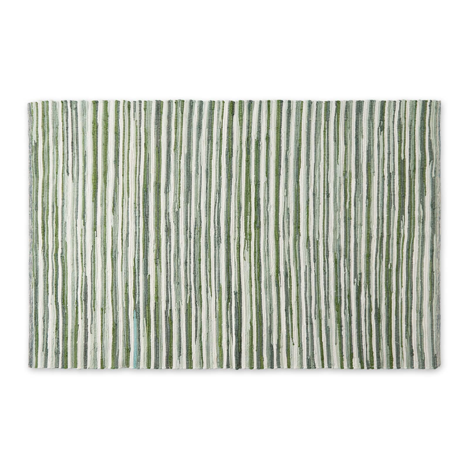 DII® Slim Stripe Cotton Chindi Rug, 4ft. x 6ft.