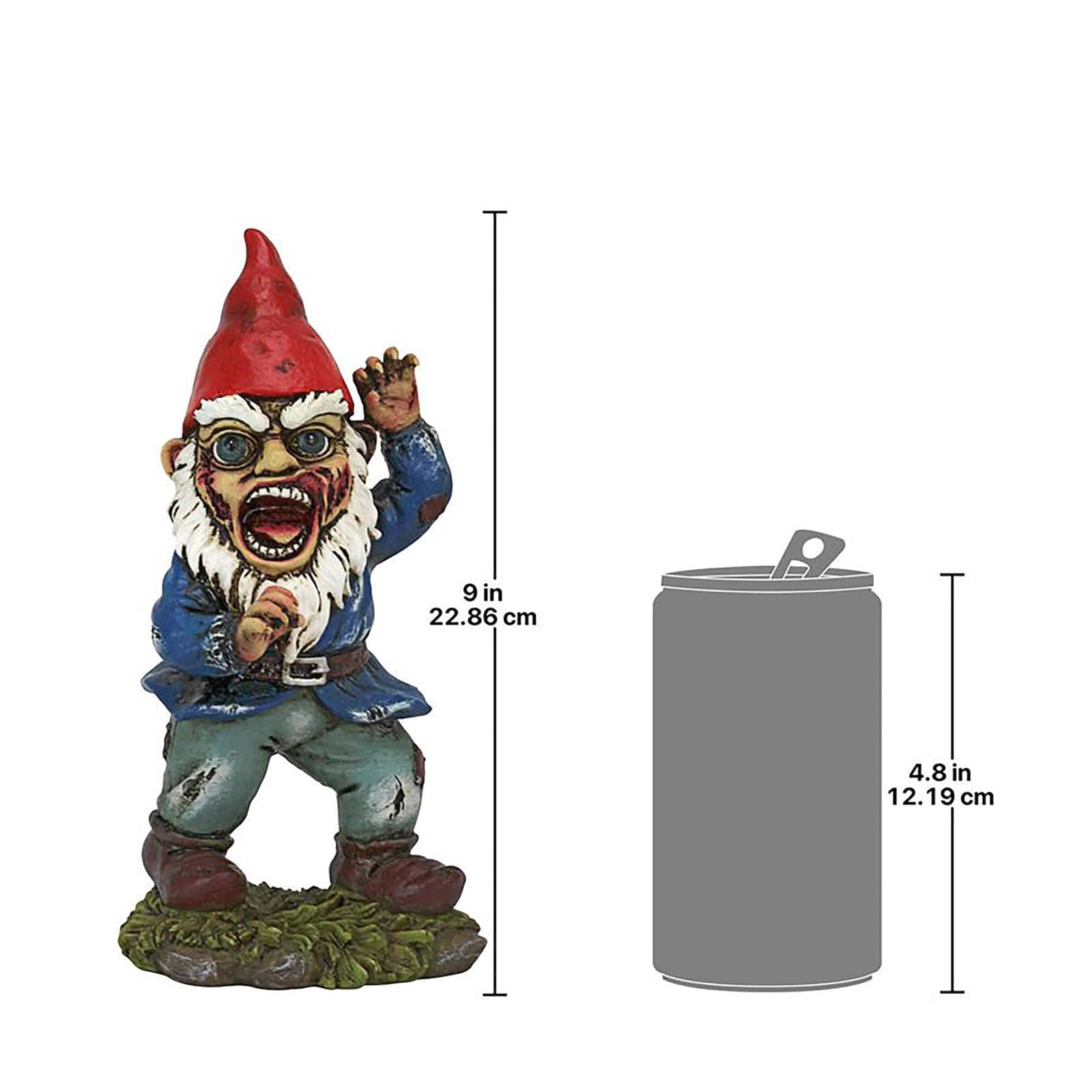 Design Toscano Attack of the Dead Walking Zombie Apocalypse Garden Gnome Statue