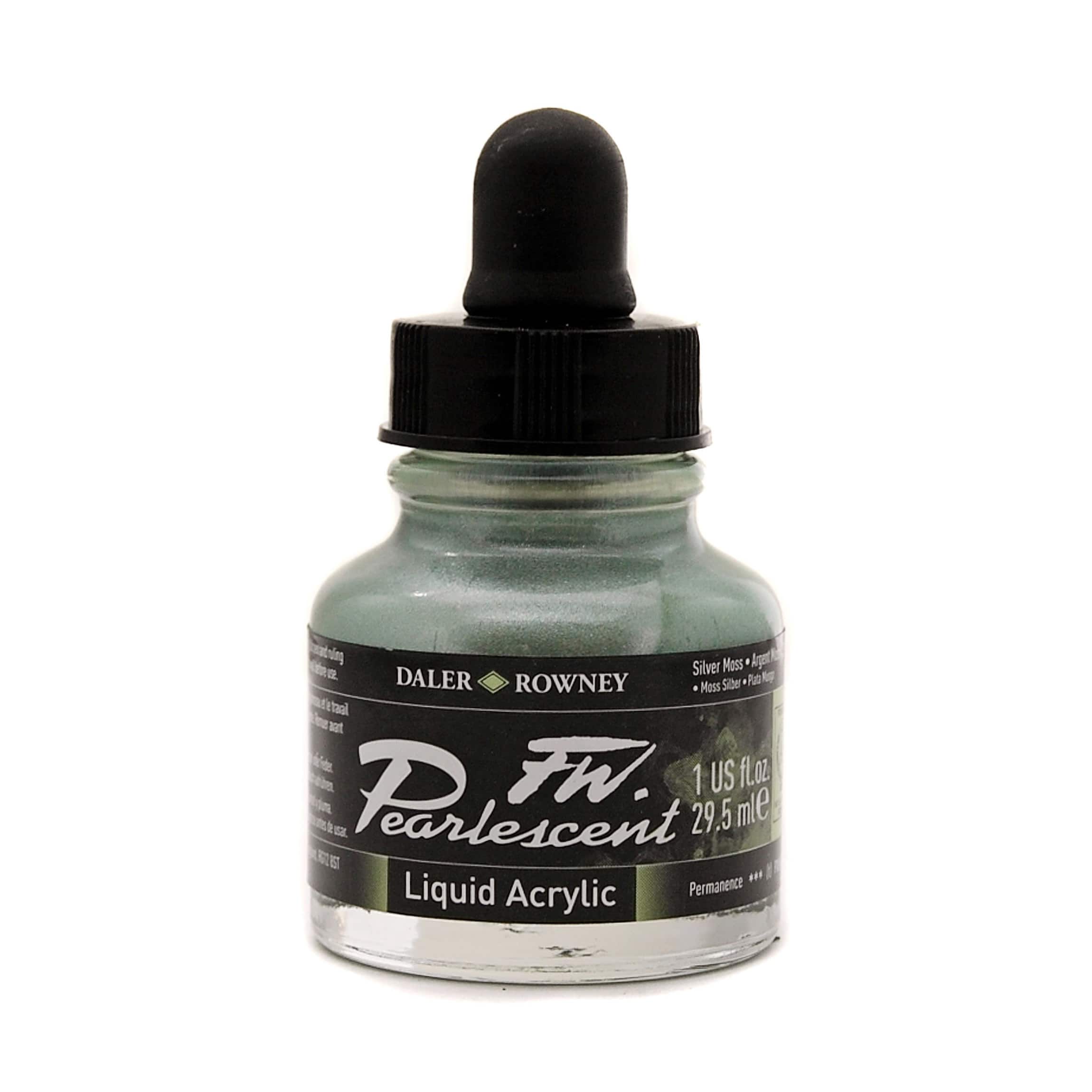 Daler-Rowney&#xAE; 1oz. FW Pearlescent Liquid Acrylic Ink