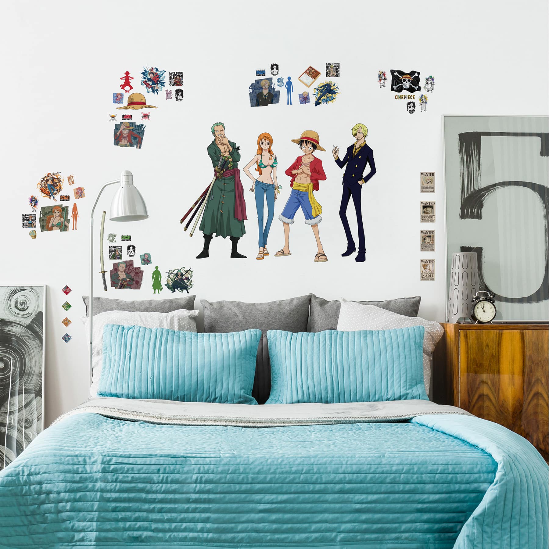 RoomMates One Piece Straw Hat Crew Peel & Stick Wall Decals