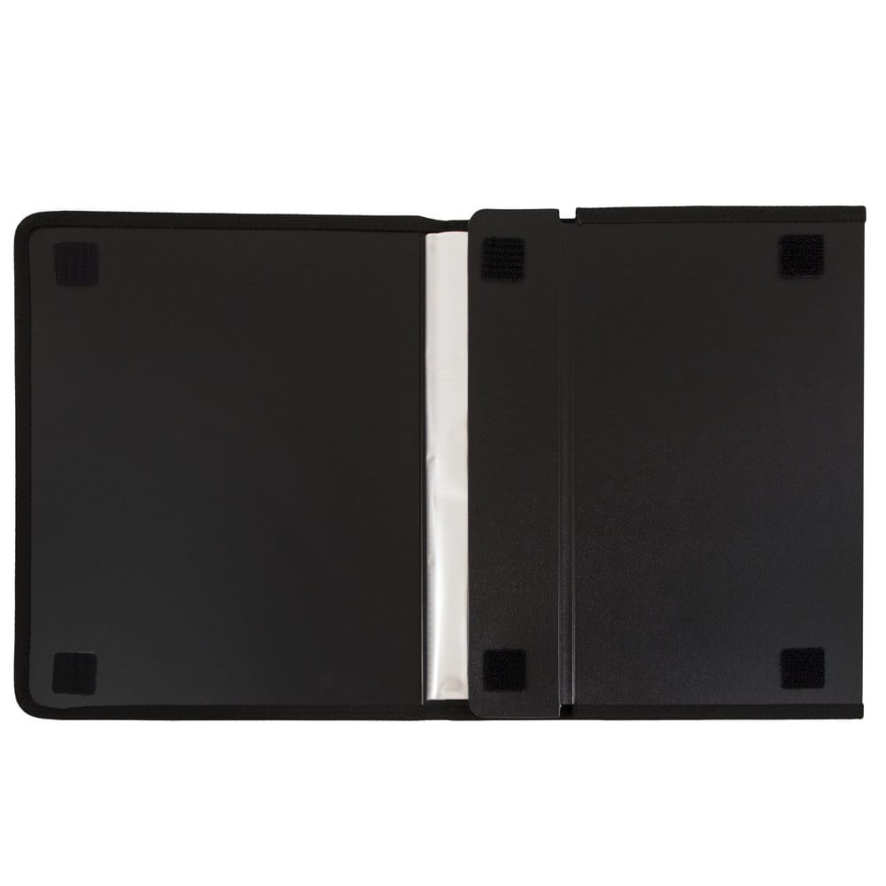 JAM Paper Black Easel Fold Booklet Style Display Book