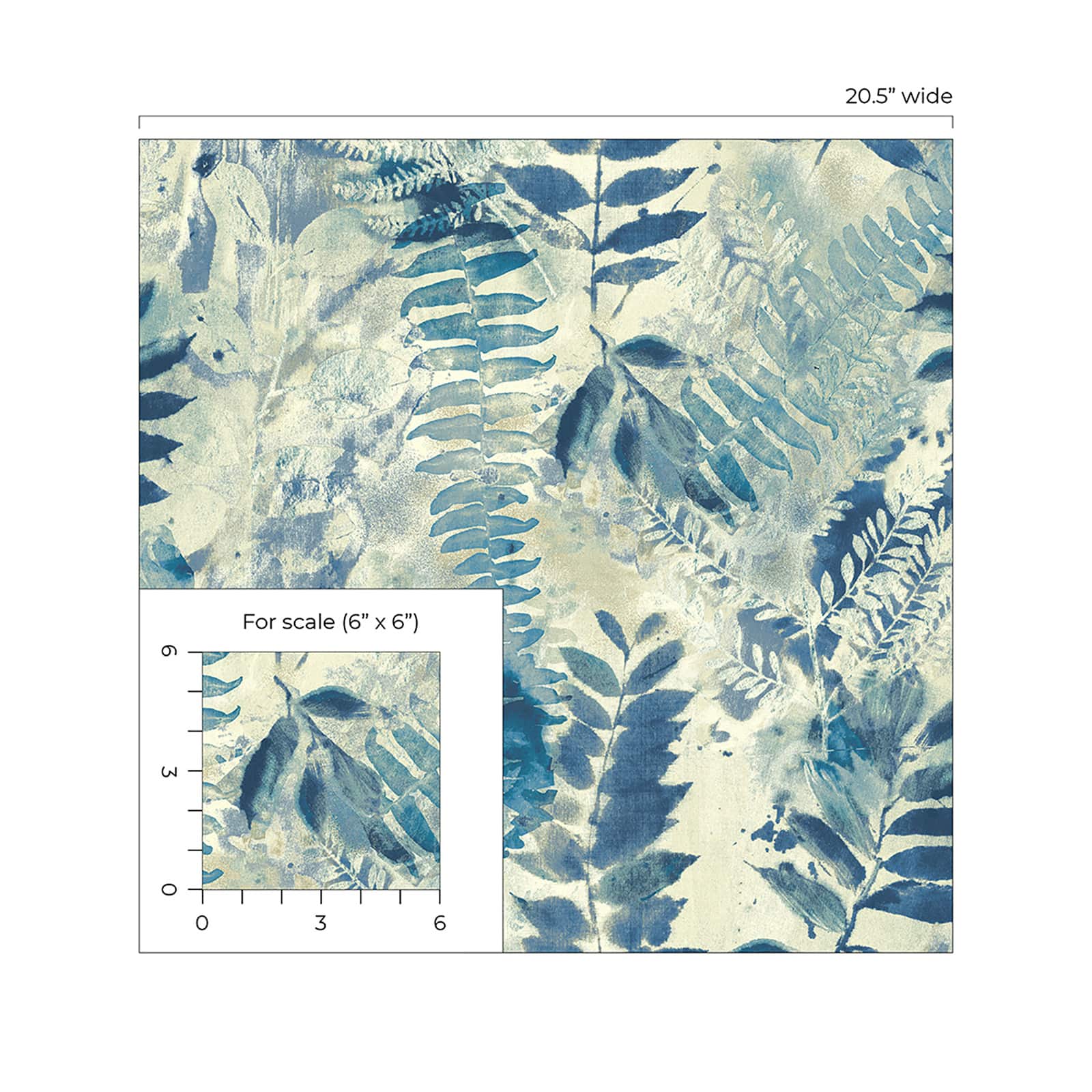 Surface Style Fern Memory Peel & Stick Wallpaper