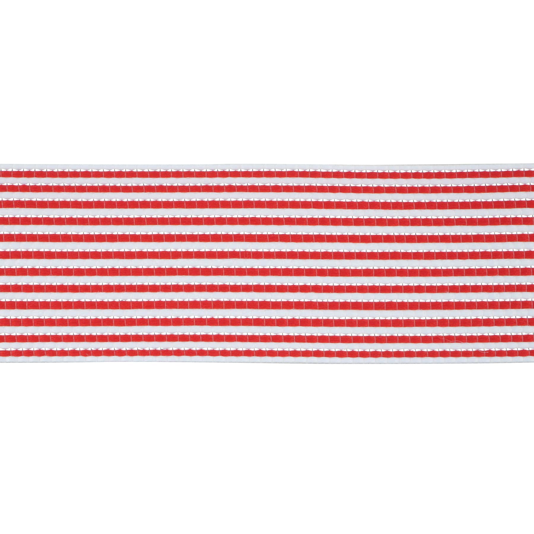 1.5&#x22; x 20ft. Red &#x26; White Vertical Stripes Ribbon by Celebrate It&#xAE;