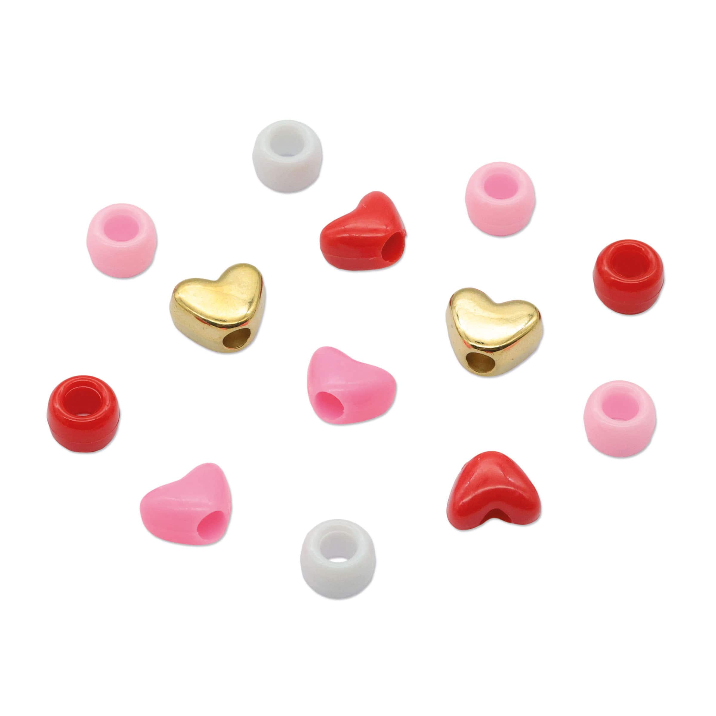 Valentine Pony & Heart Beads by Creatology™