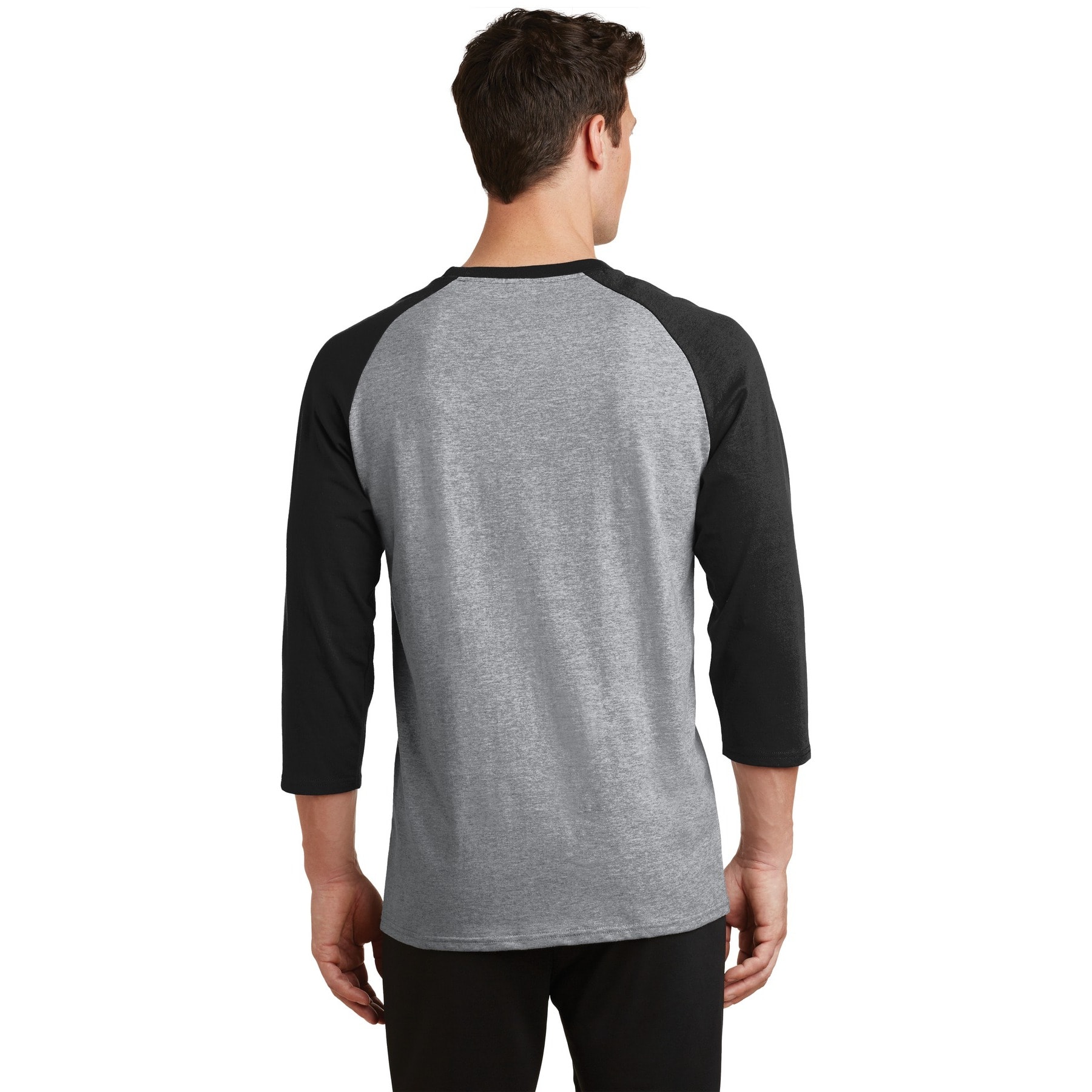 Port & Company® Core Blend 3/4-Sleeve Raglan Tee