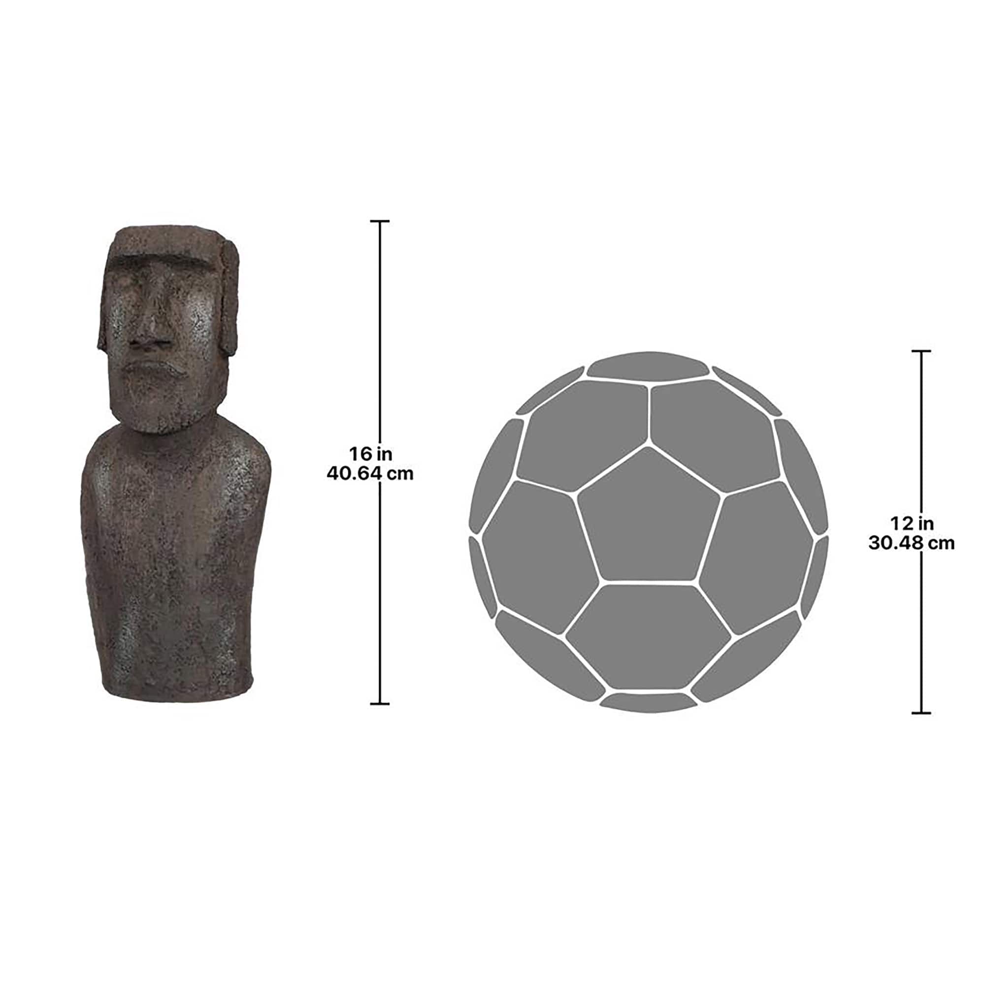 Design Toscano&#xAE; 16&#x22; Small Easter Island Ahu Akivi Moai Monolith Statue