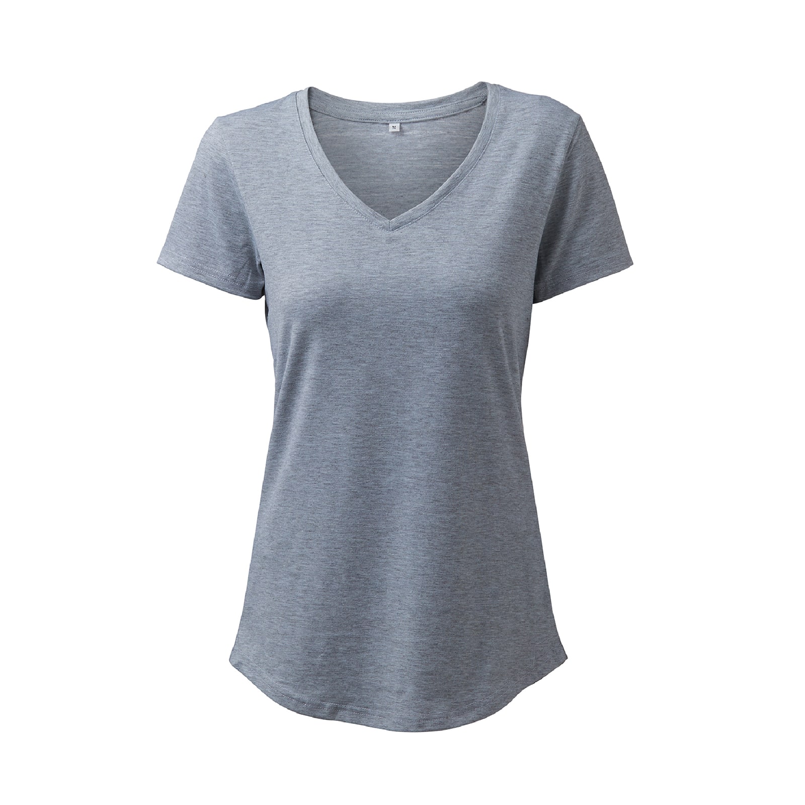 Cricut® Gray Women's Fitted V-Neck T-Shirt Blank