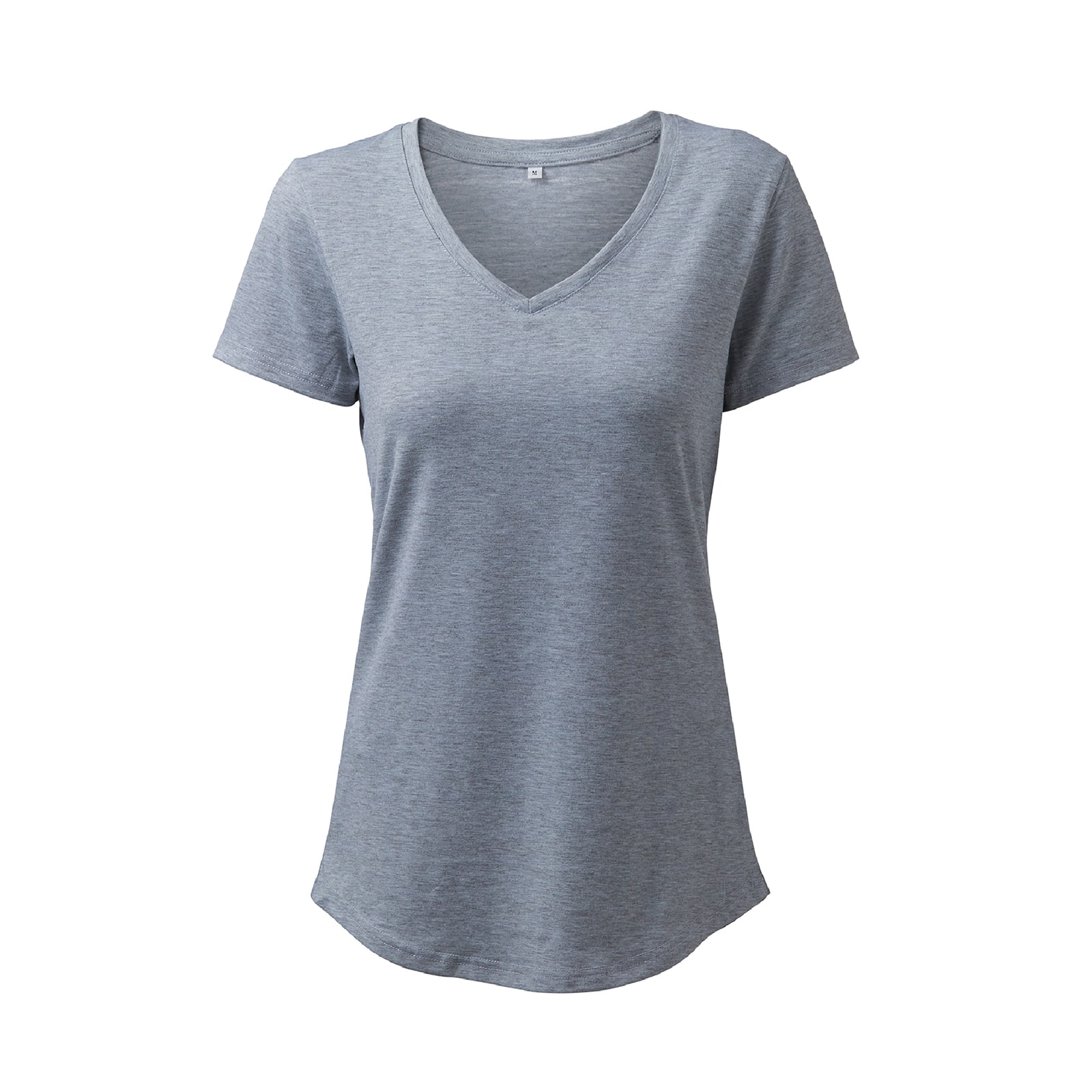 Cricut&#xAE; Gray Women&#x27;s Fitted V-Neck T-Shirt Blank