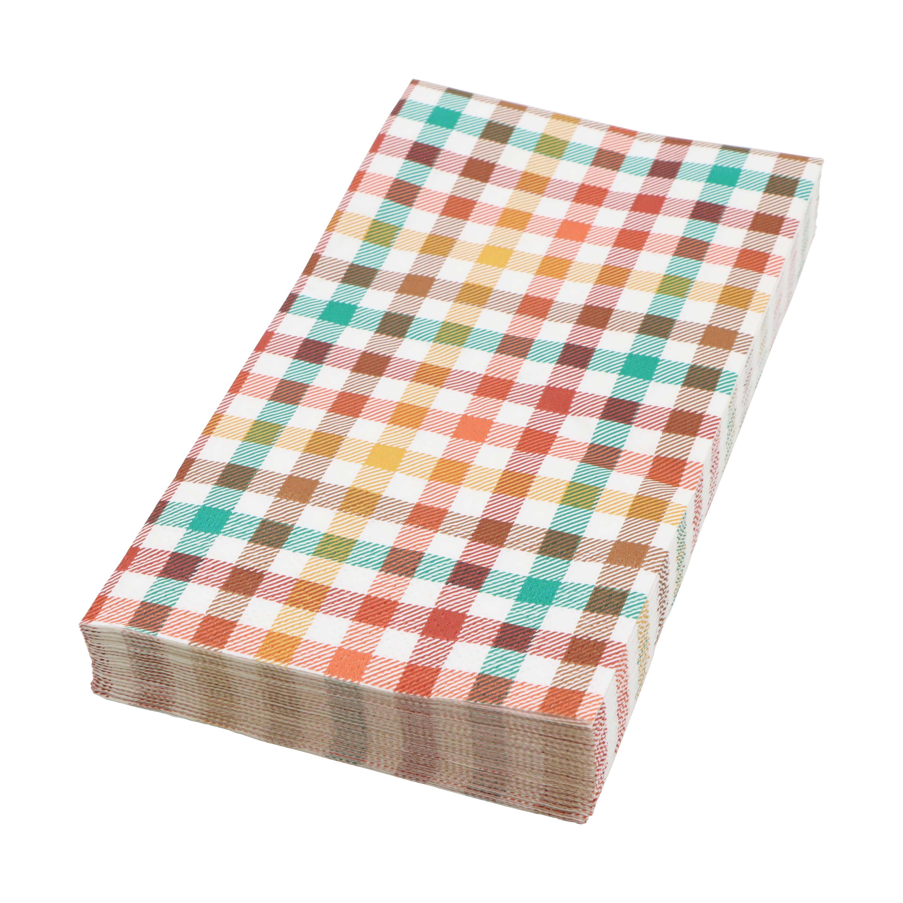 Multicolor Plaid Guest Napkins, 20ct. by Celebrate It&#x2122;