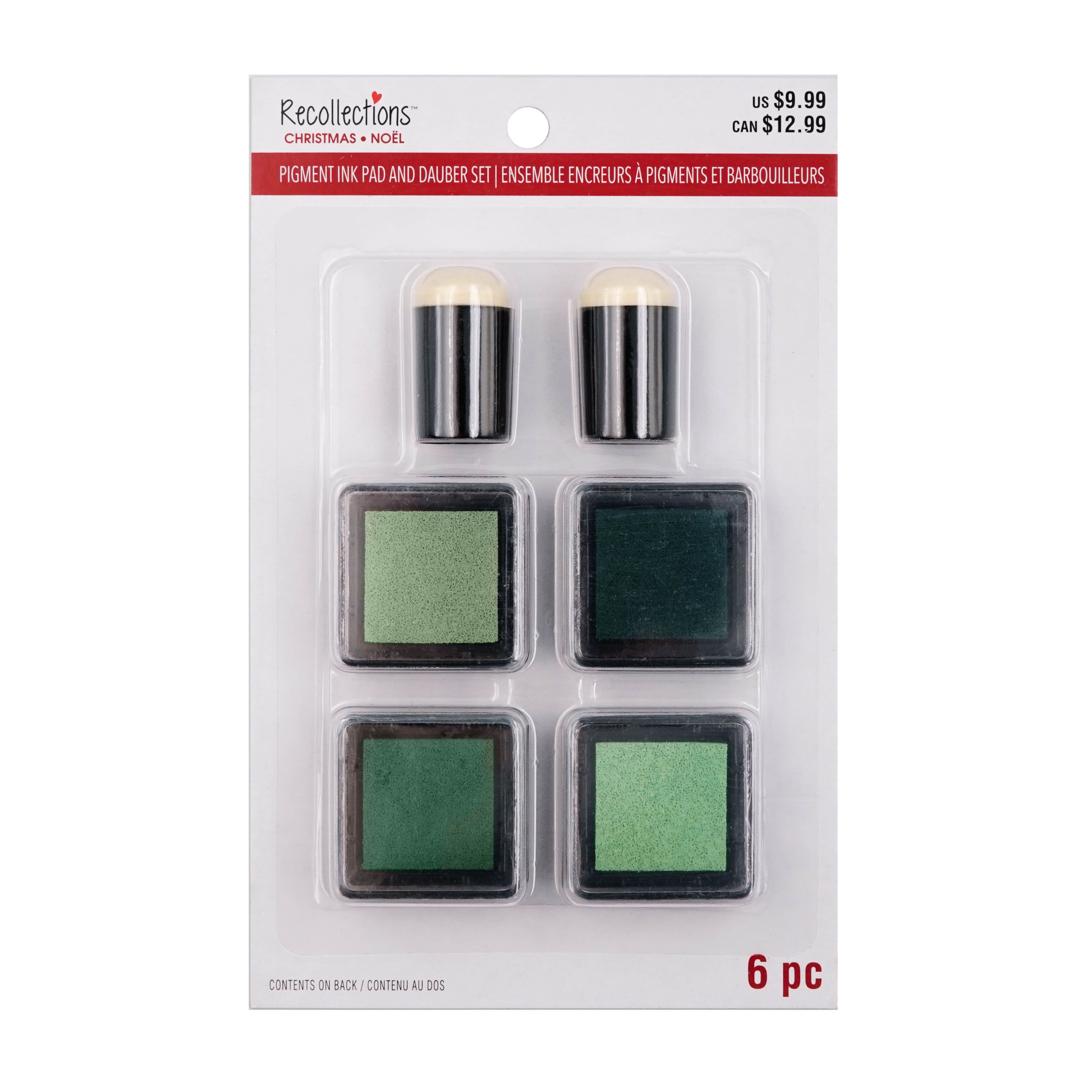 Green Pigment Ink Pad &#x26; Dauber Set by Recollections&#x2122;